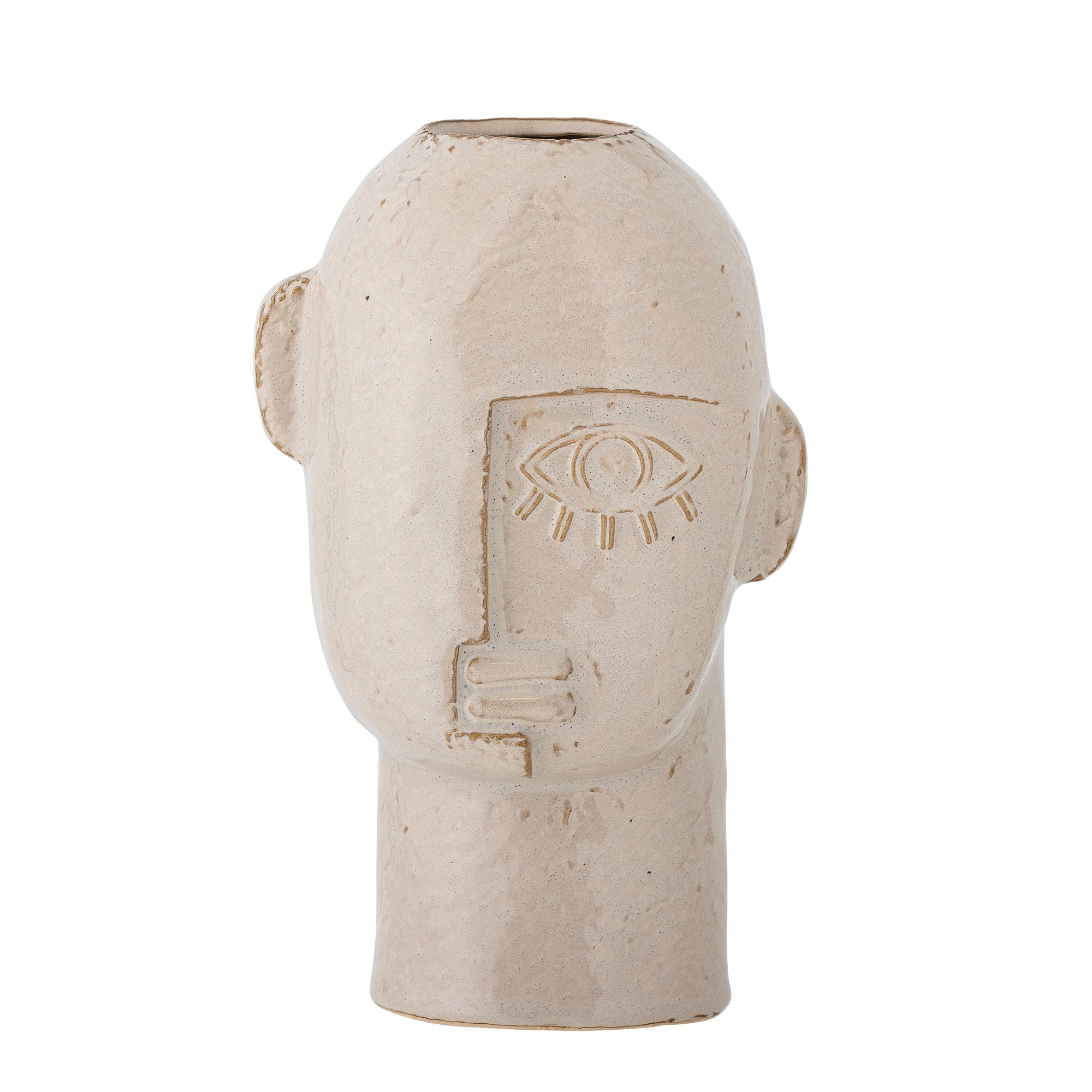 Bloomingville Lizzie Vase, Natur, Steinzeug