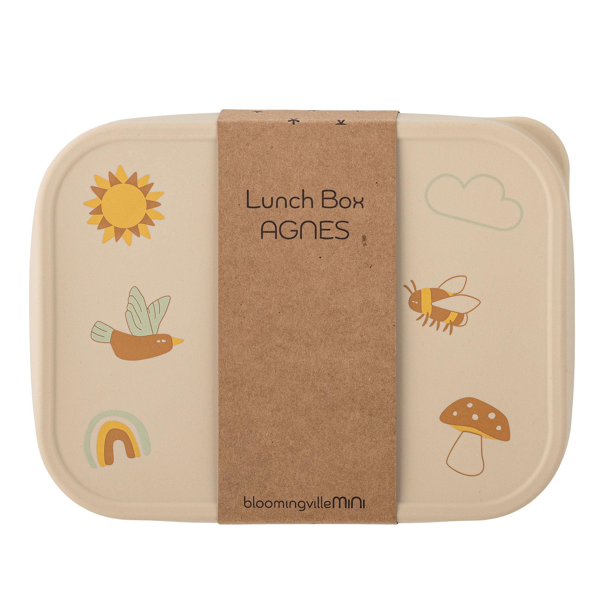 Bloomingville Mini Agnes Lunchbox, Natur, Edelstahl