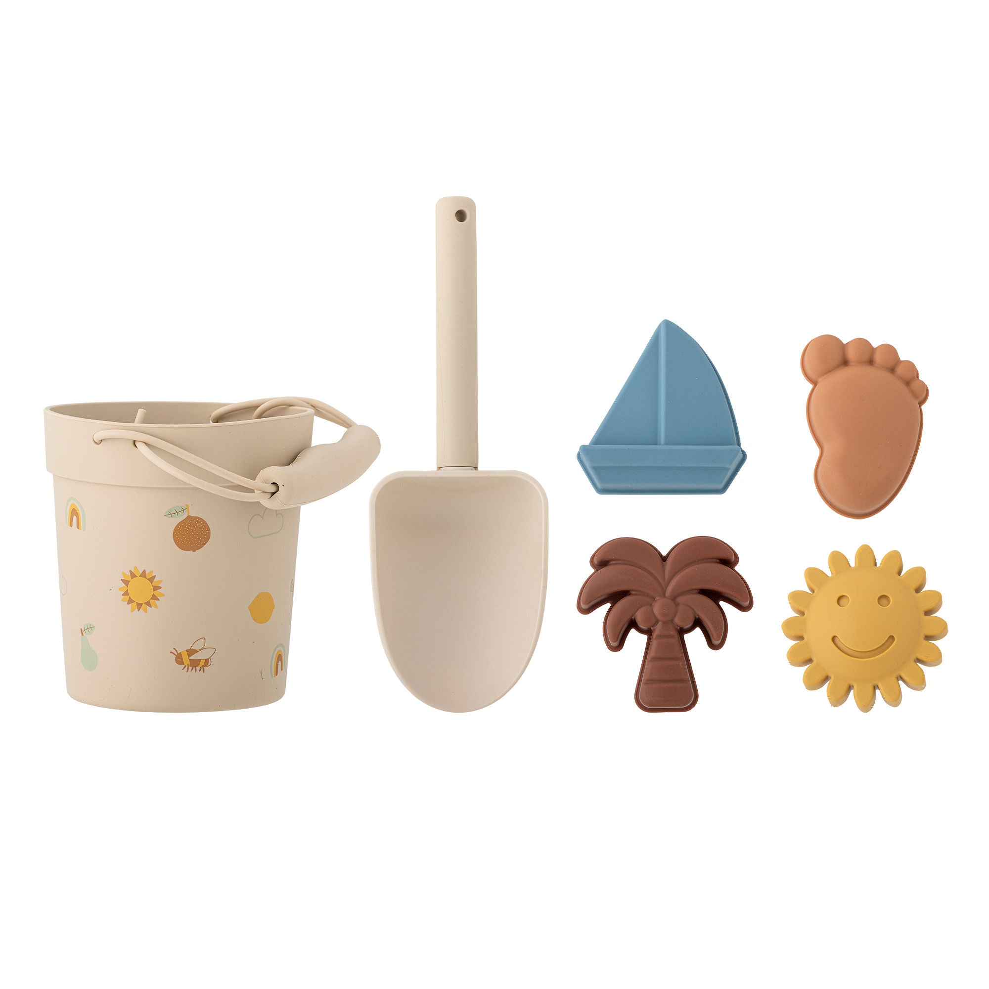 Bloomingville Mini Agnes Strand und Sandkass Spielzeug, Natur, Silikon