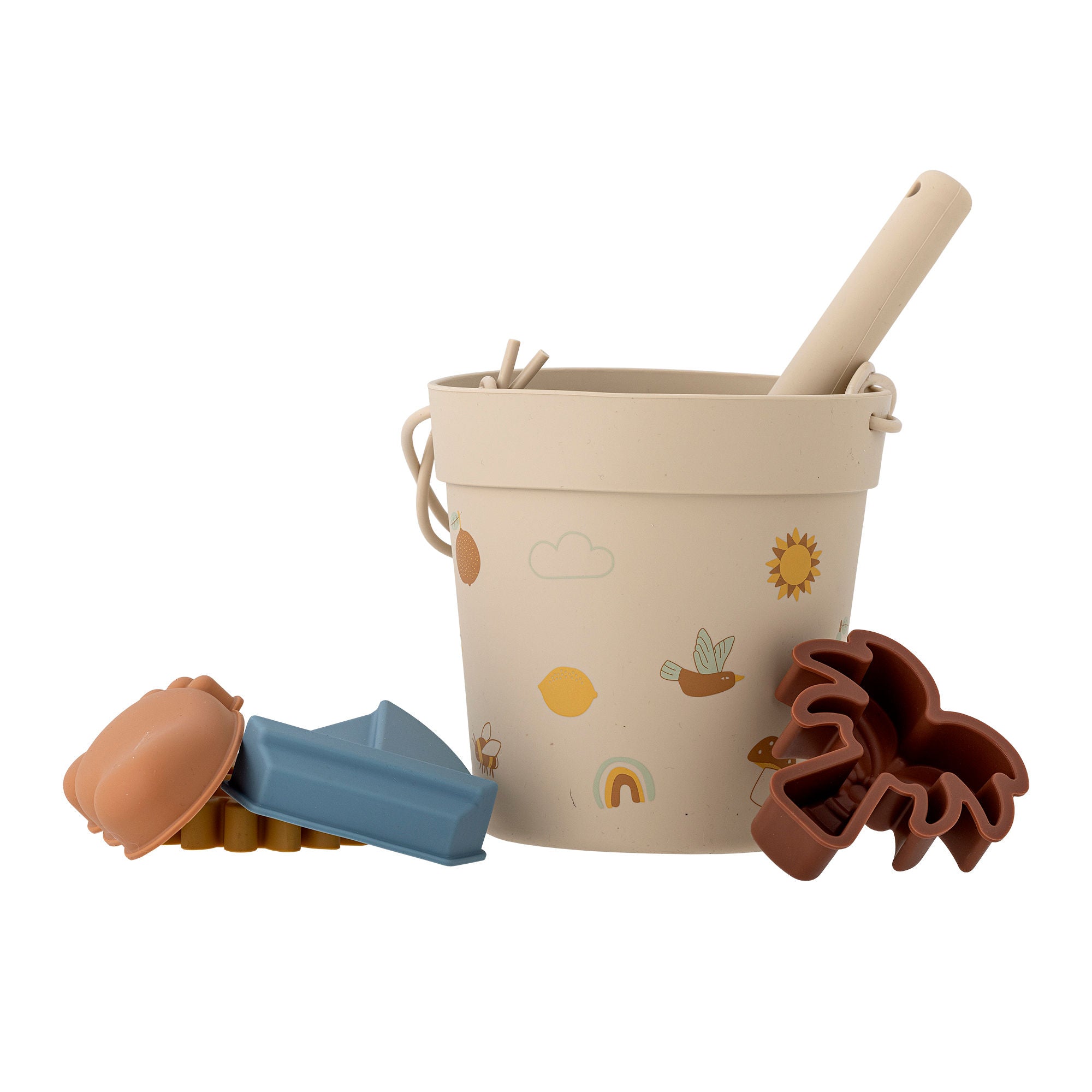 Bloomingville Mini Agnes Strand und Sandkass Spielzeug, Natur, Silikon