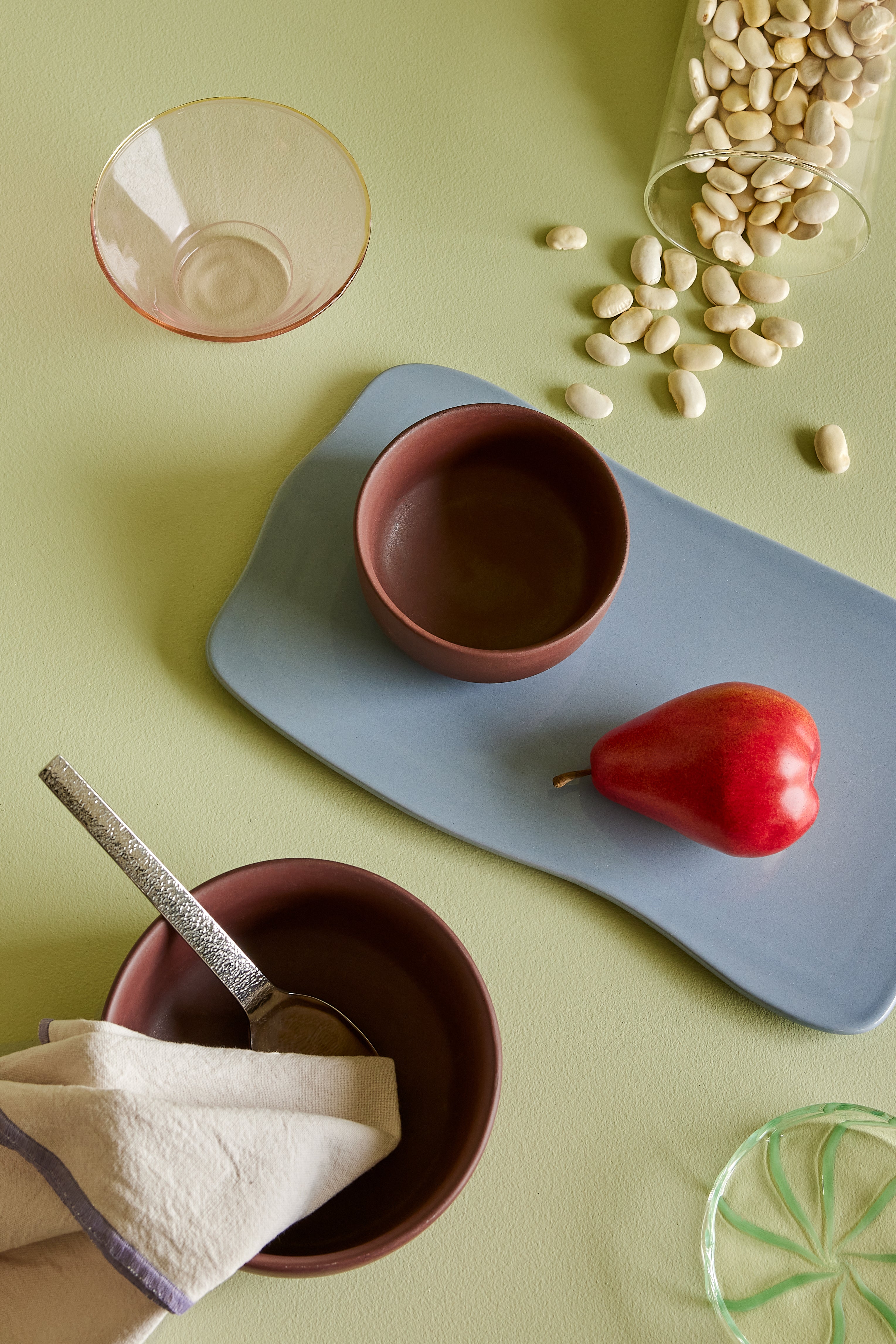 Tonschalen Braun (2er-Set) – ø11xh6, ø15xh8cm