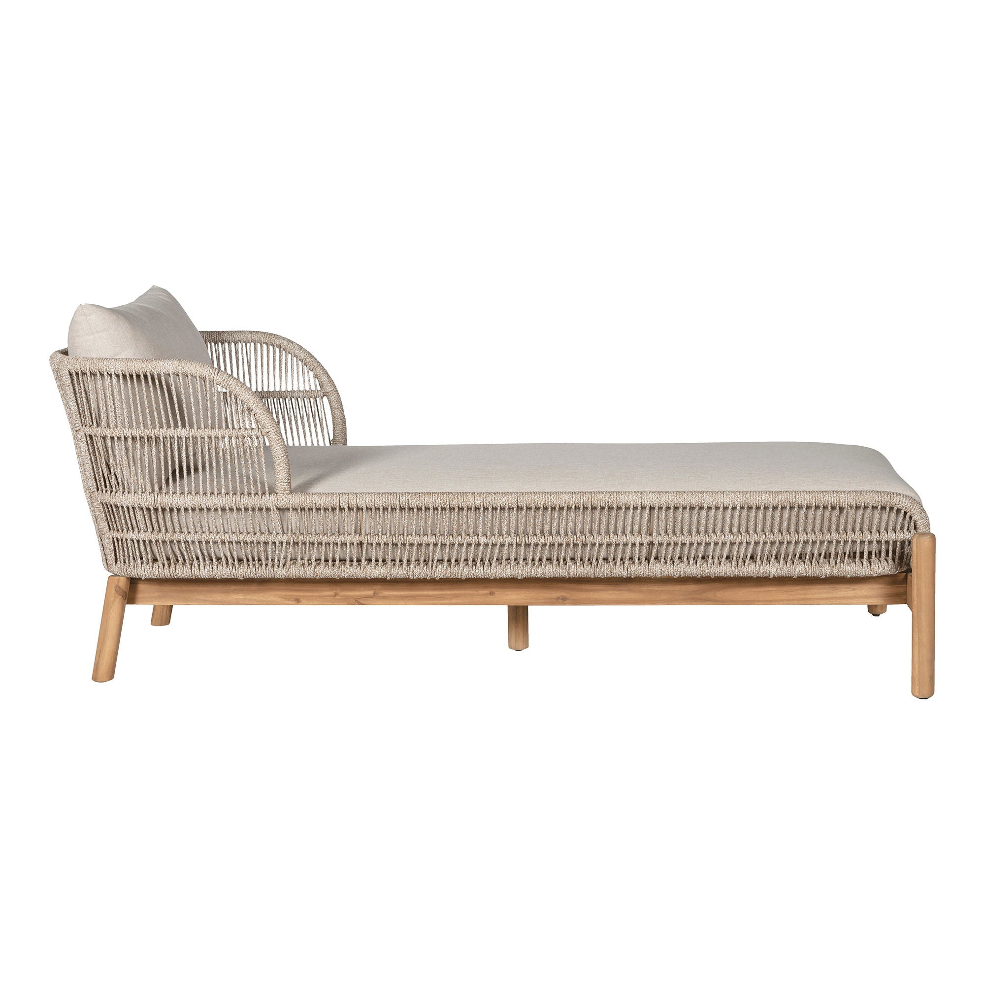 Sonnengeschäfte, Akazie, Beige, inkl. Kissen