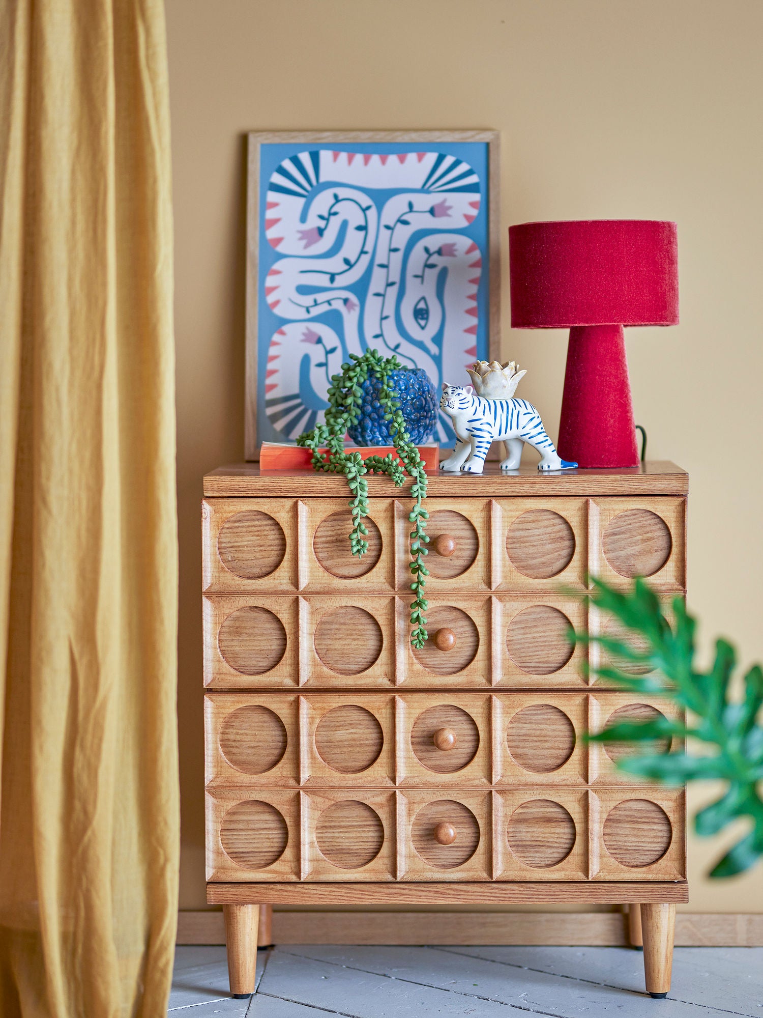 Bloomingville Vester Truhe, Brown, MDF
