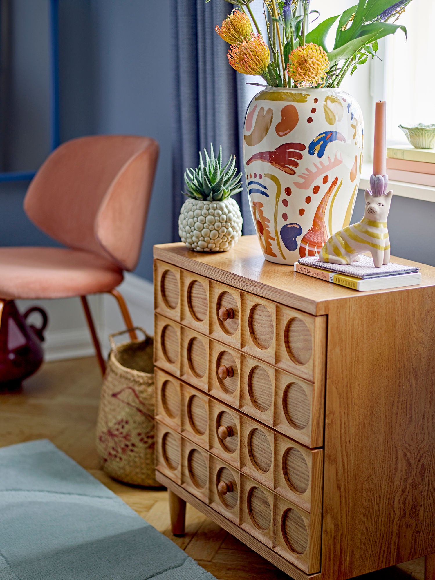 Bloomingville Vester Truhe, Brown, MDF