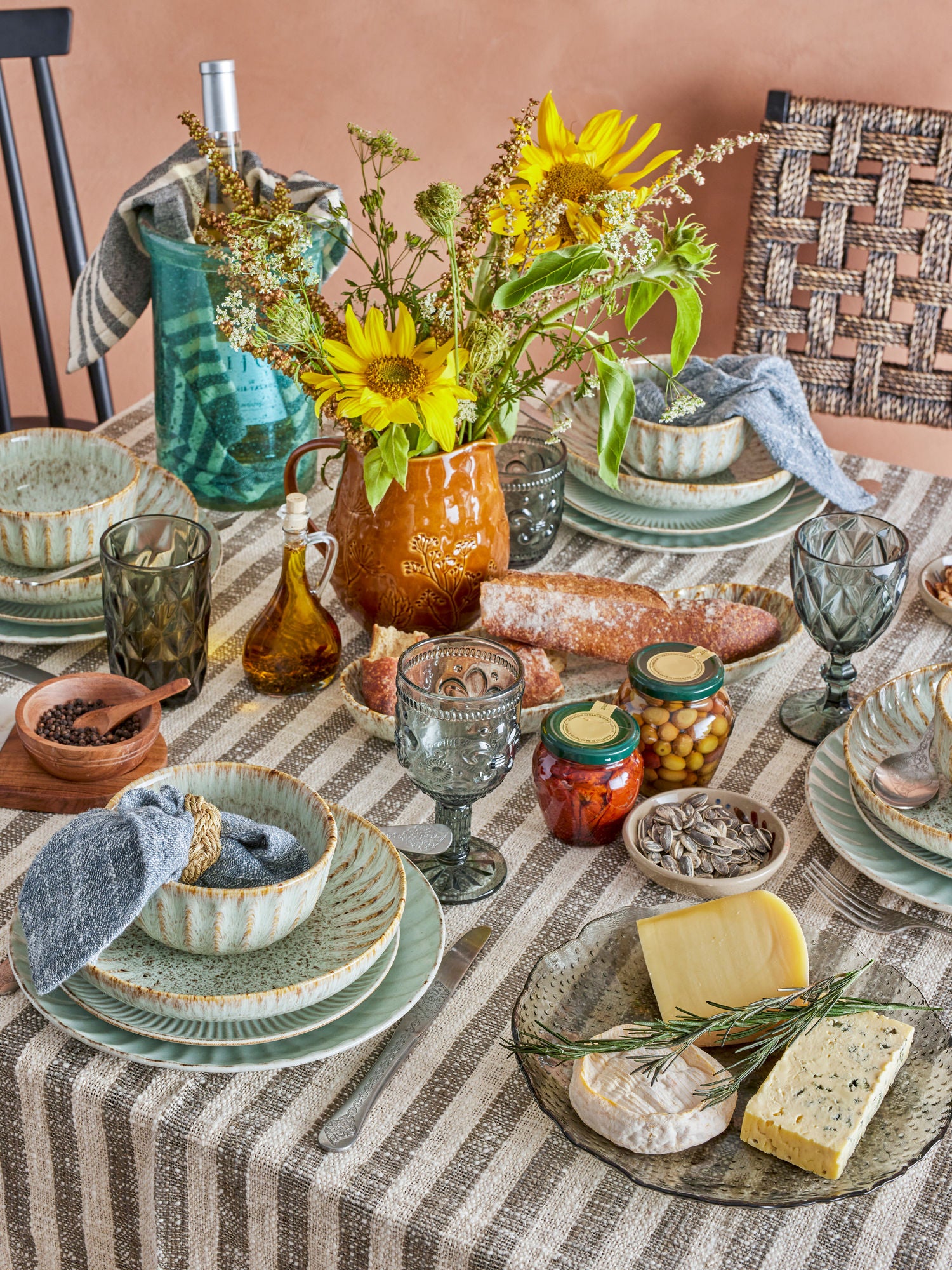Kreative Sammlung Cordelia Weingläser, Grau, Glas