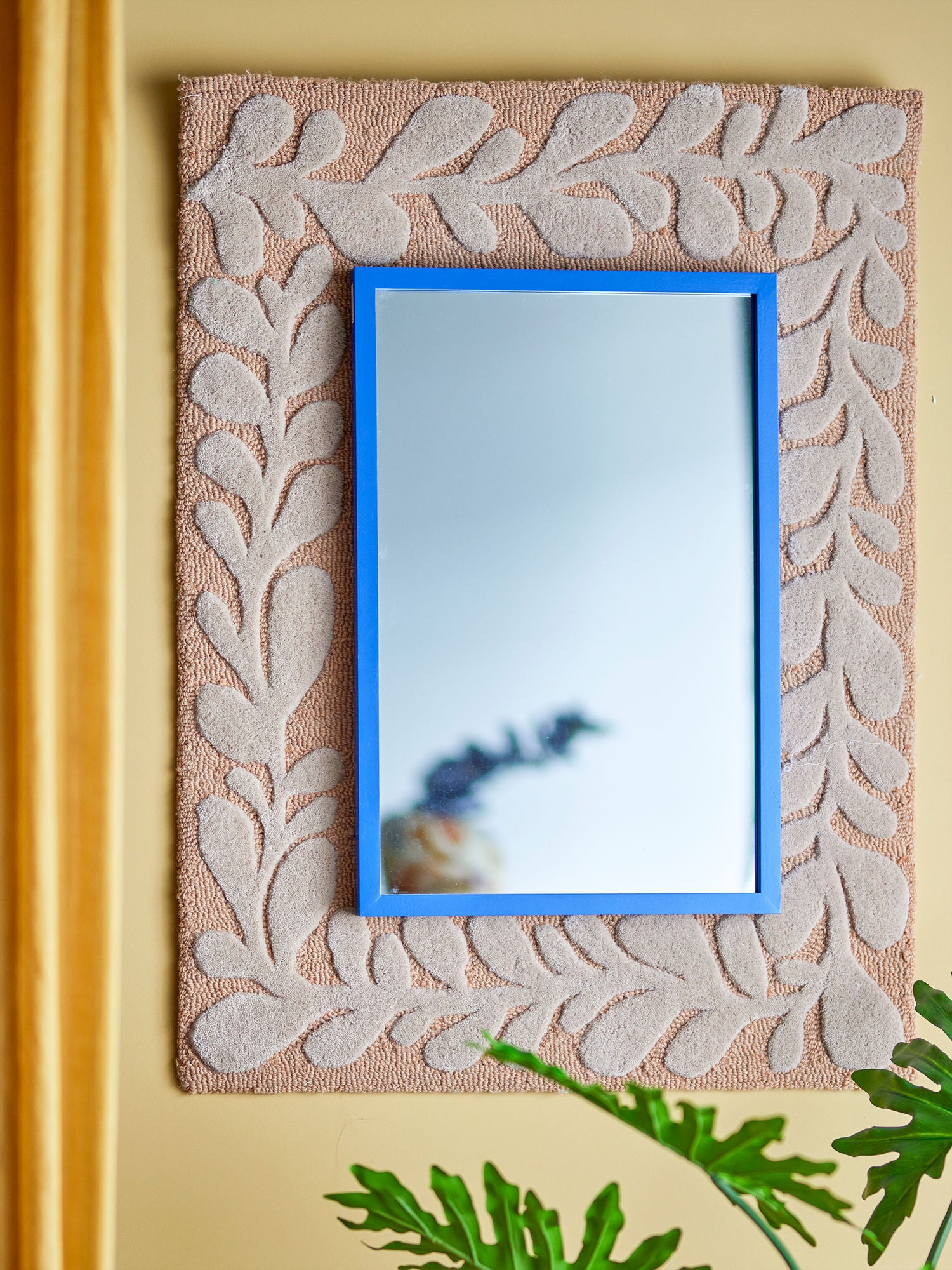 Bloomingville Atle Wall Mirror, Blau, MDF