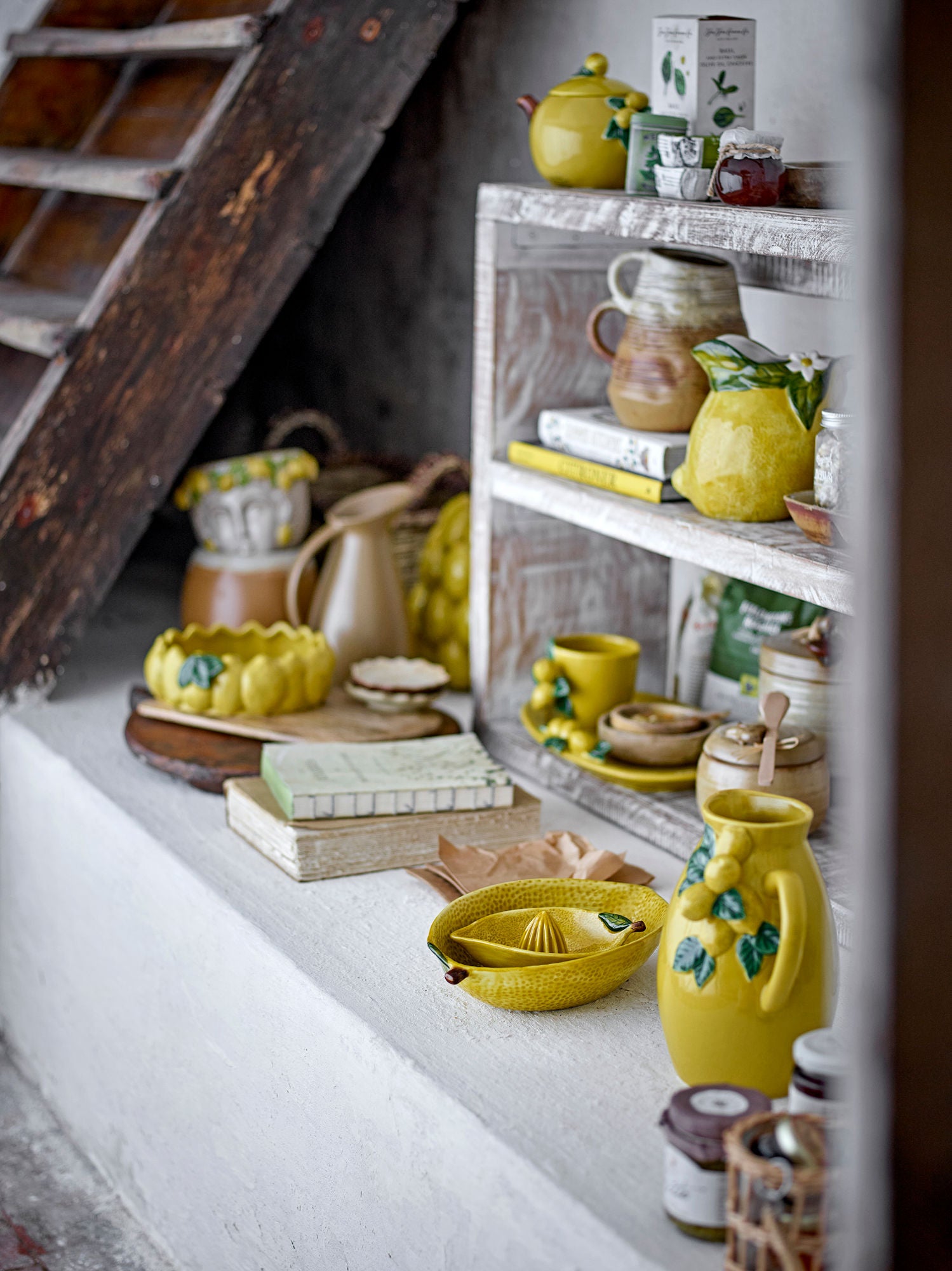 Kreative Kollektion Limone Pitcher, Gelb, Steinzeug