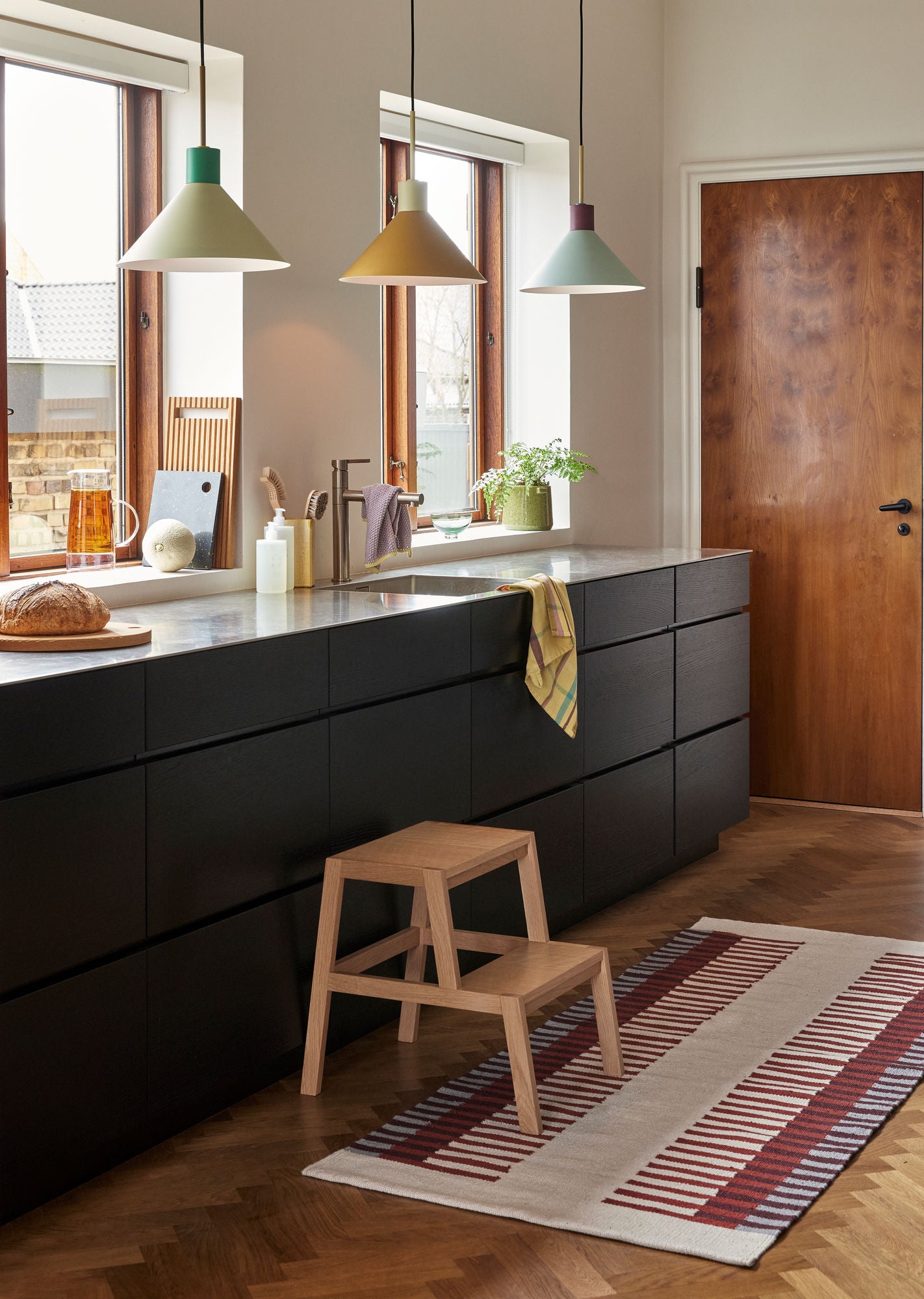 Hübsch Crayon Pendelleuchte Blau