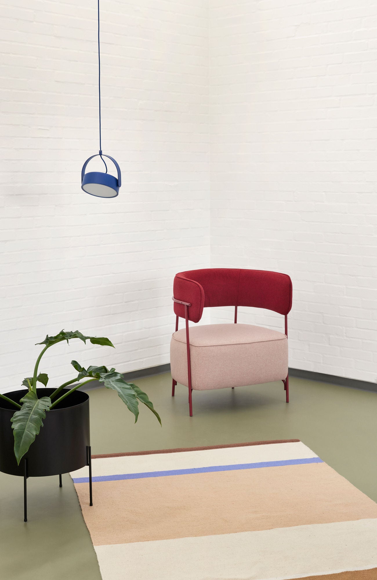 Hübsch Stage Pendel Blau