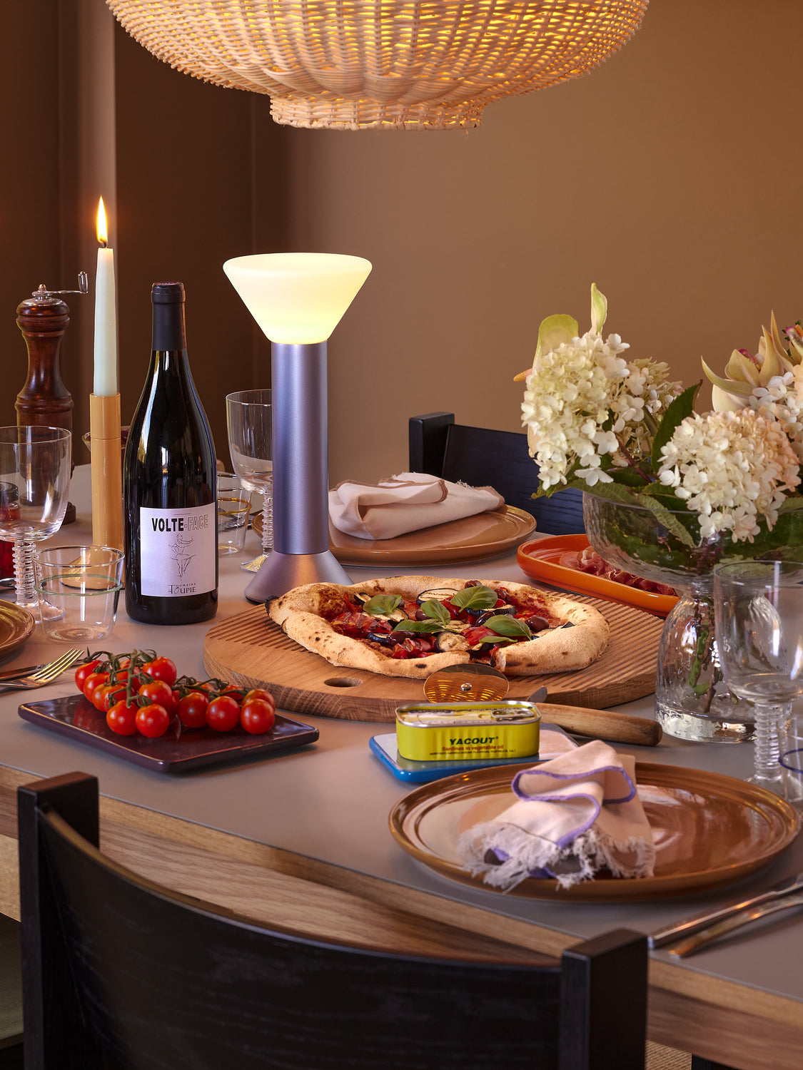 Monarch Schneidebretter rund, natur (2er-Set) – ø33xh2, ø40xh2cm