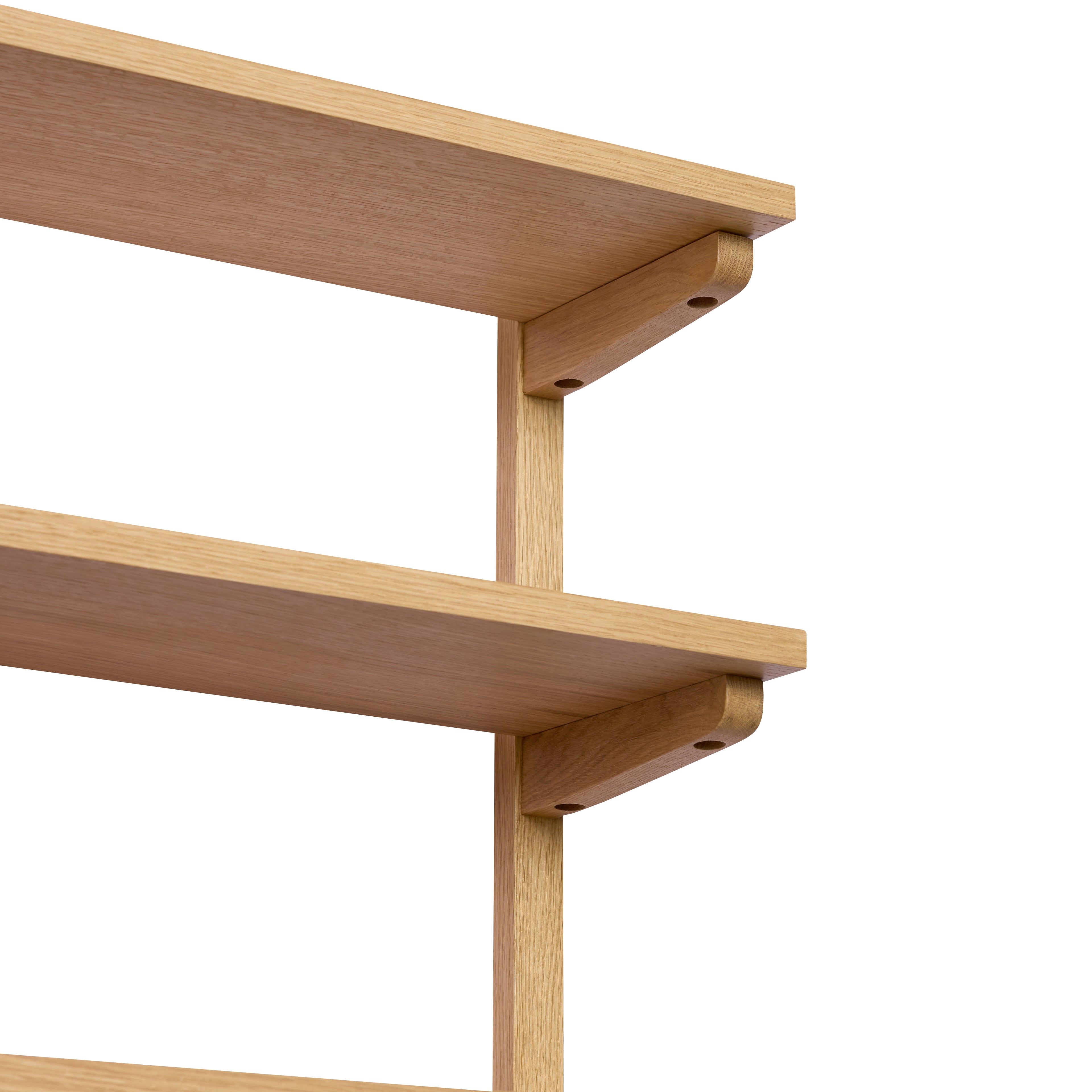 Langes Regal, Natur – 120 x 24 x 80 cm