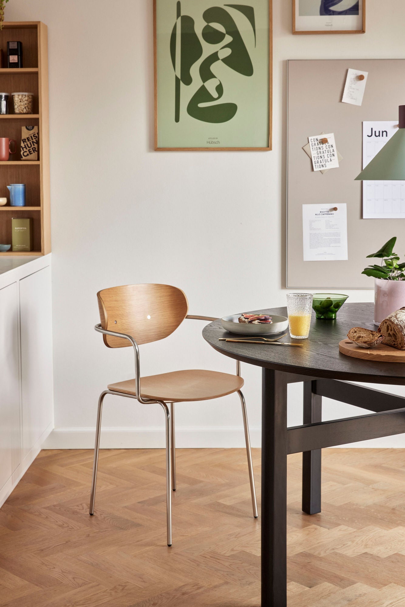 Hübsch Crayon Pendelleuchte Blau