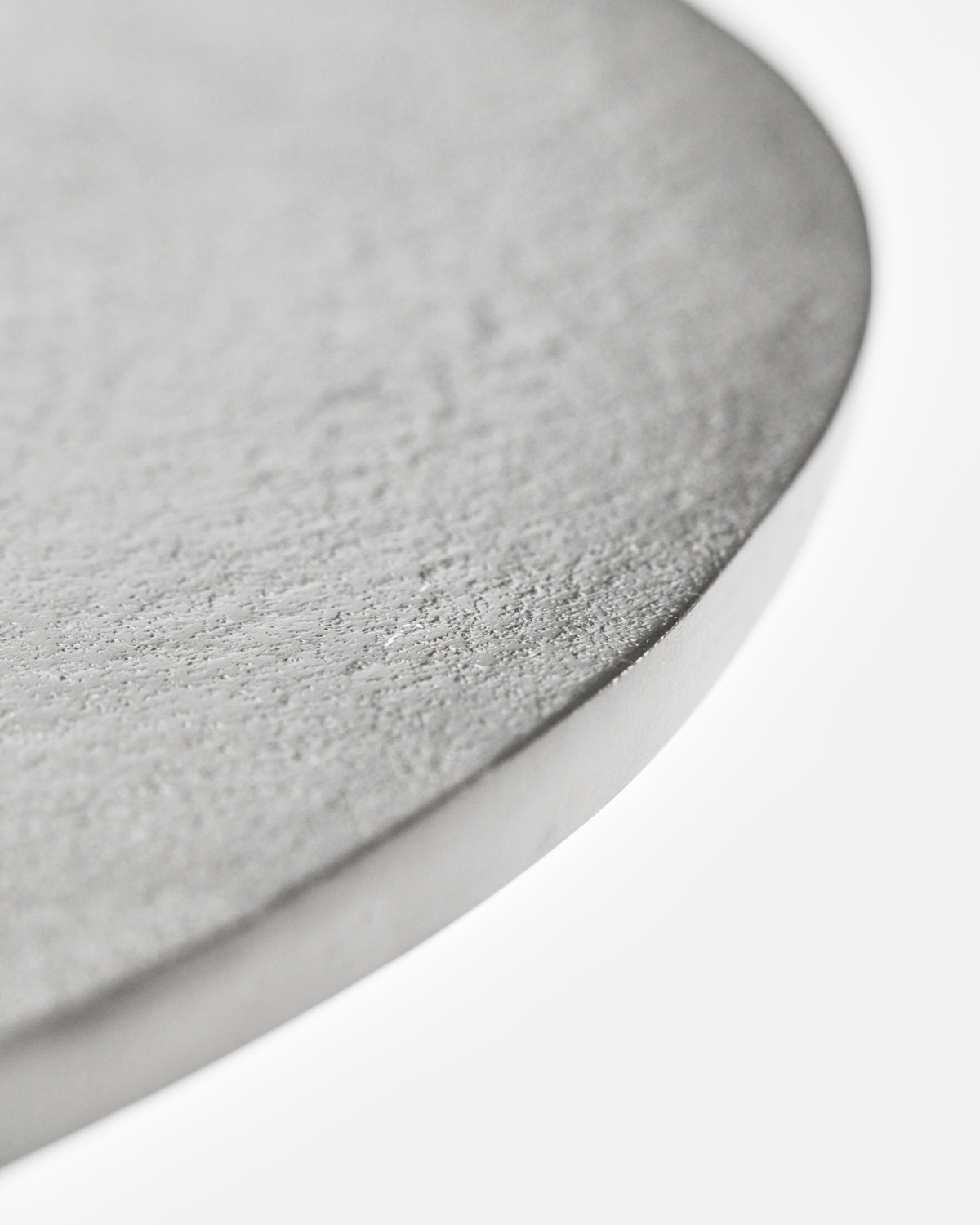 Esstisch, HDPan, Silber-Finish