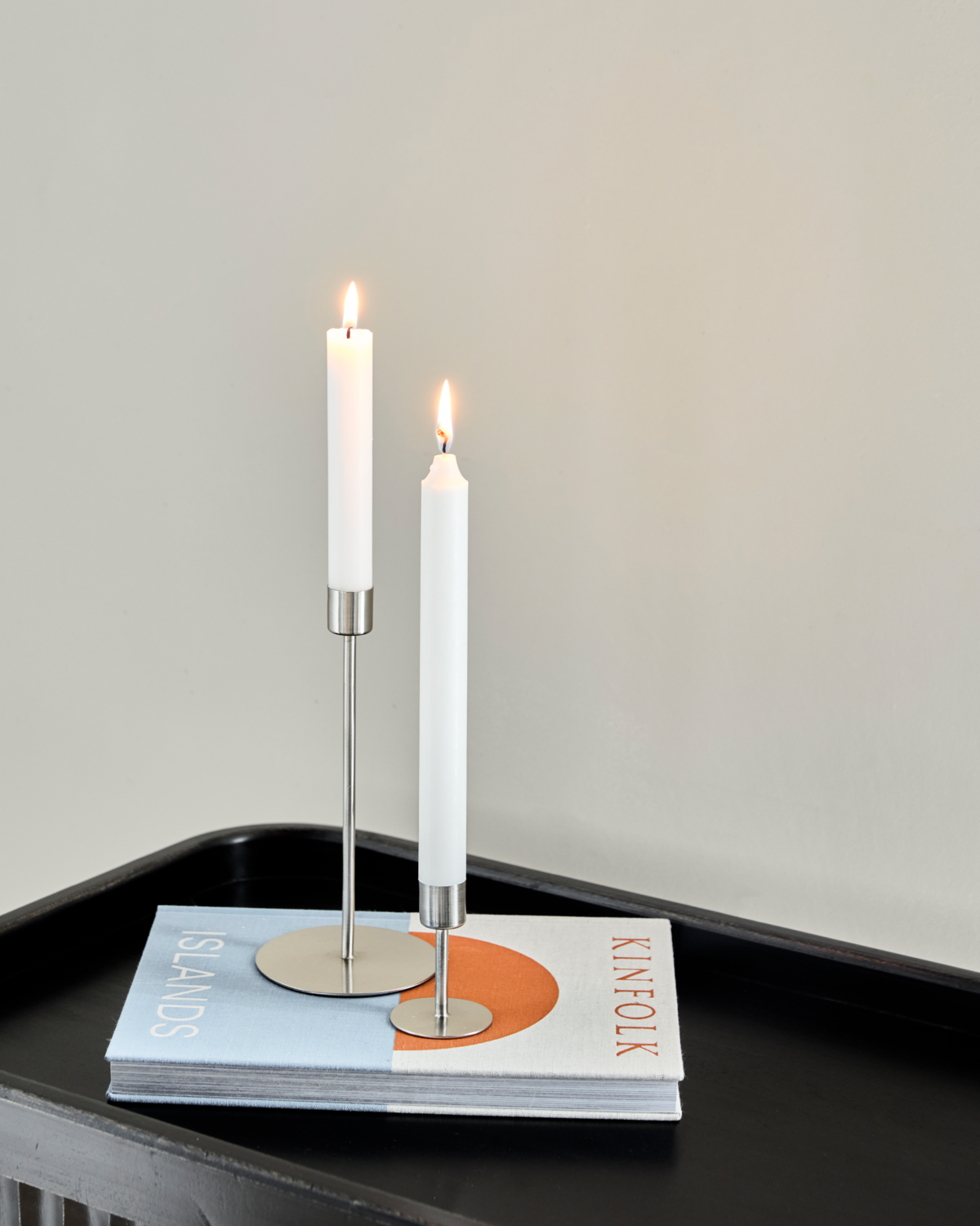 Kerzenständer, HDAnit, Silber-Finish