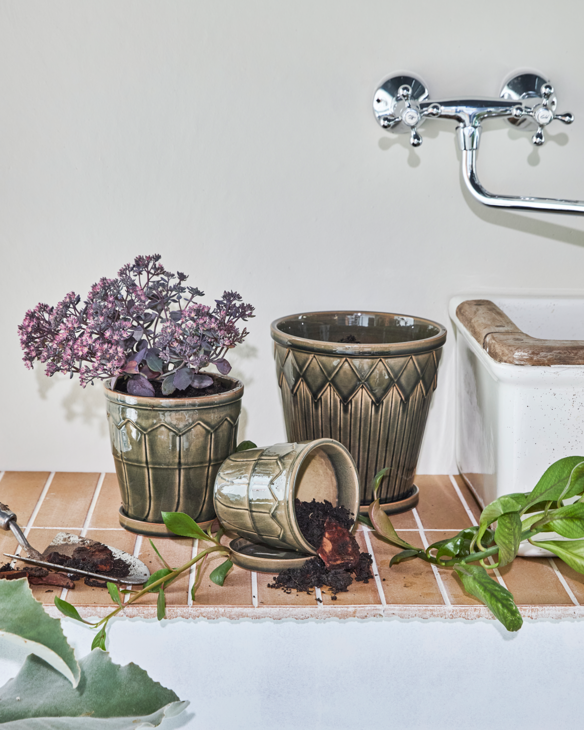 Blumentopf, HDCora, Grau