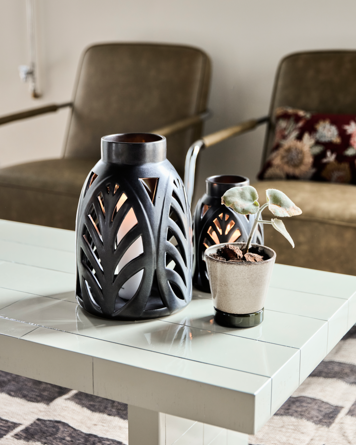 Laterne, HDElm, Schwarz