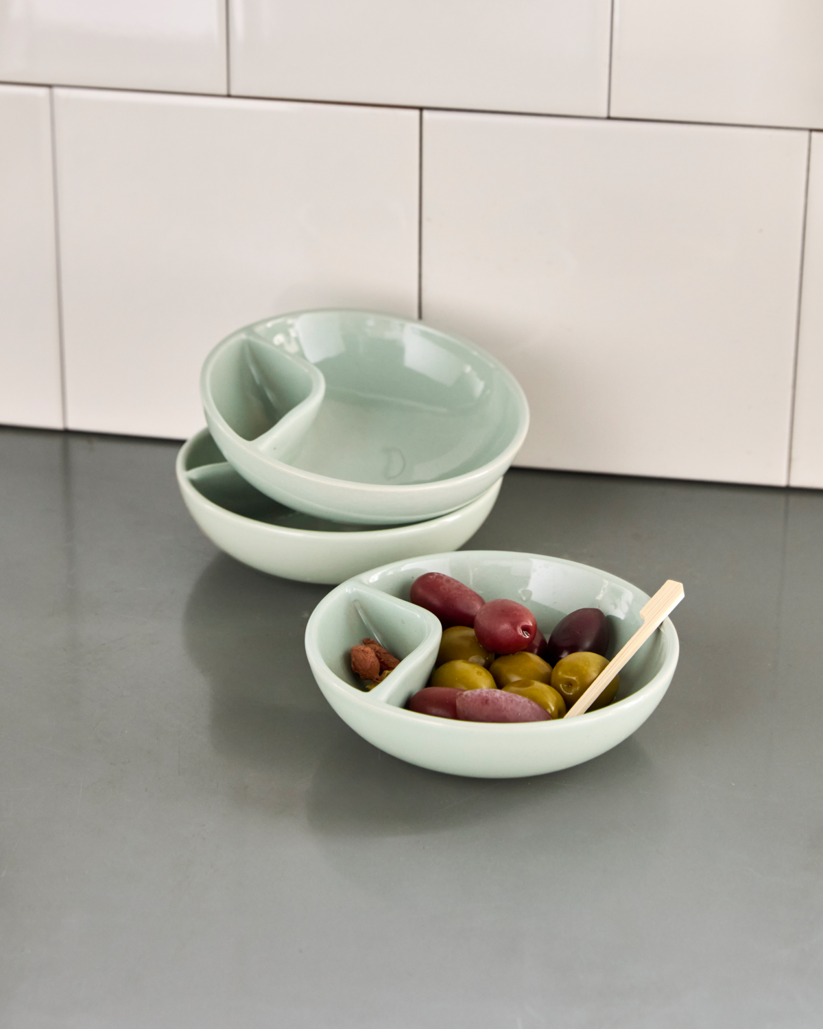 Servierschüssel, NVOlive, Mintgrün