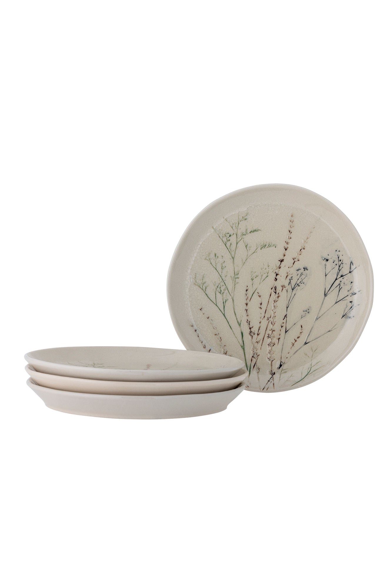 Bloomingville Bea Plate, Multipak, Natur, Steinzeug