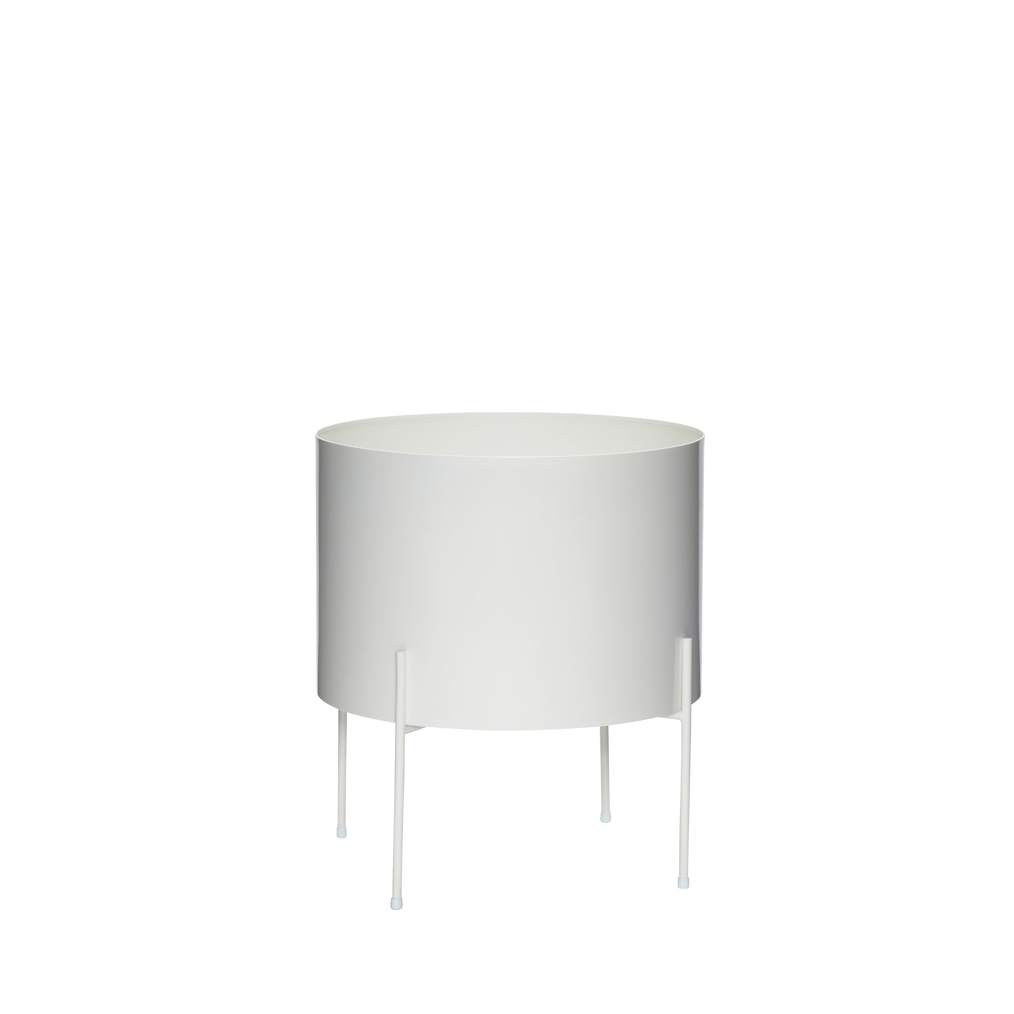 Luftige Pflanzenbox Groß Weiß - Ø42xh45cm