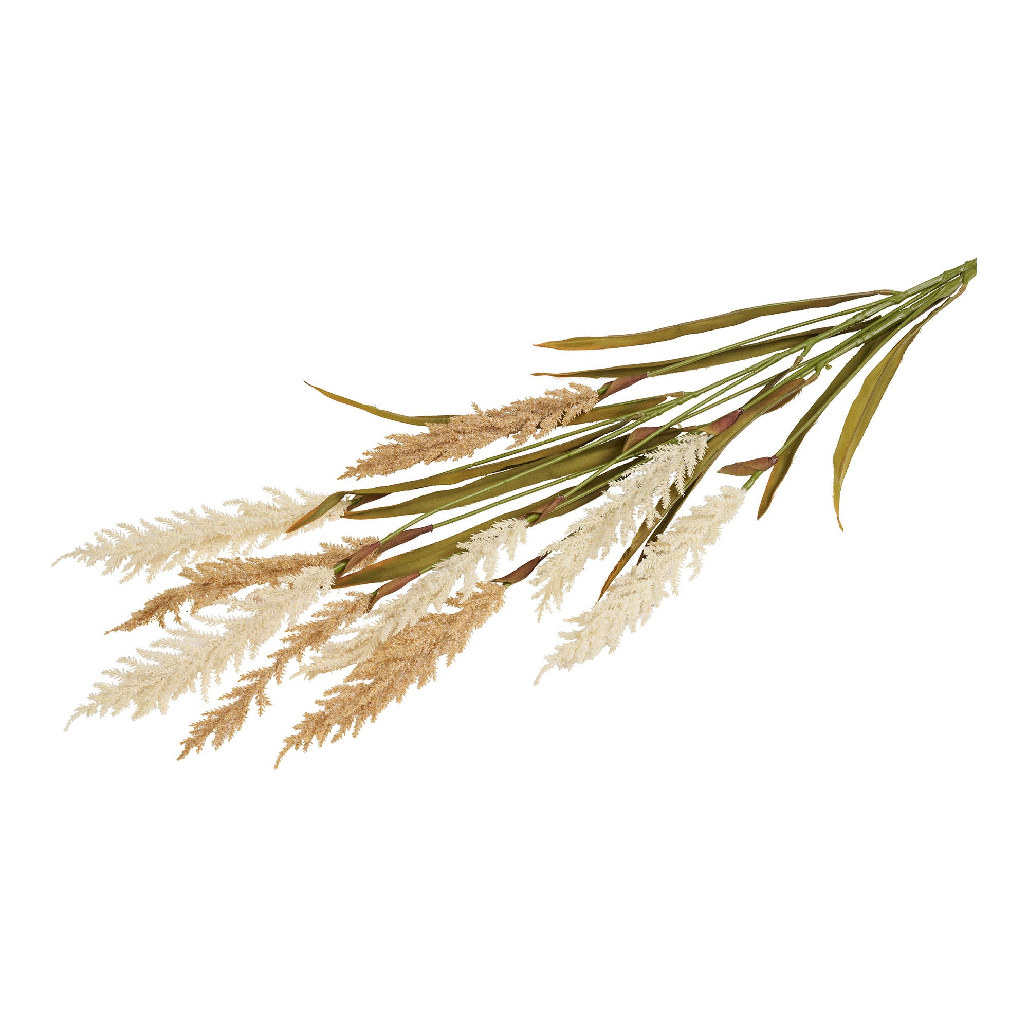 Deko Gras - Deko Gras, künstlich, beige/sand, 2 Stämme, H: 130 cm