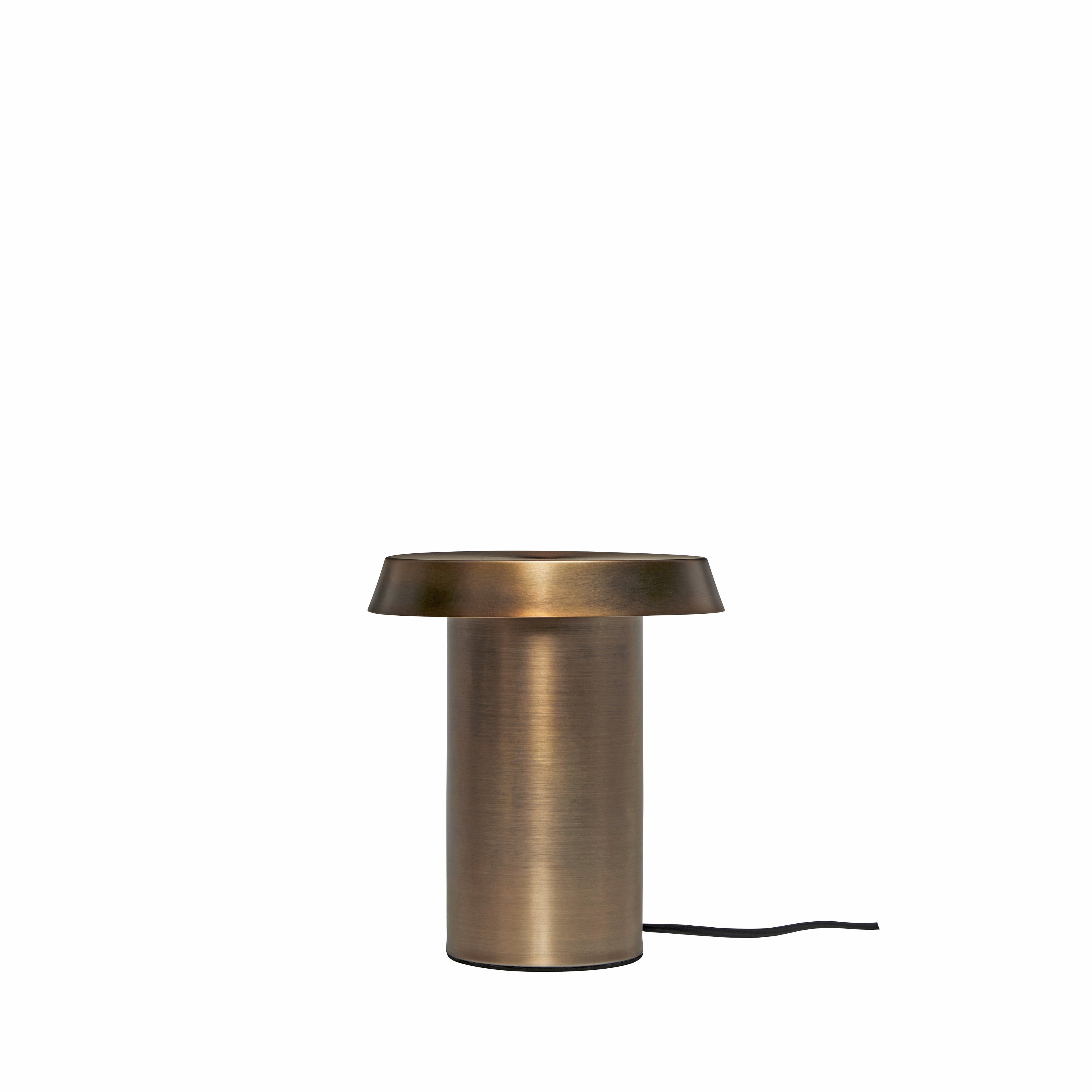Scharfe Tischlampe gebräunte Messing - Ø20xH22CM, LED