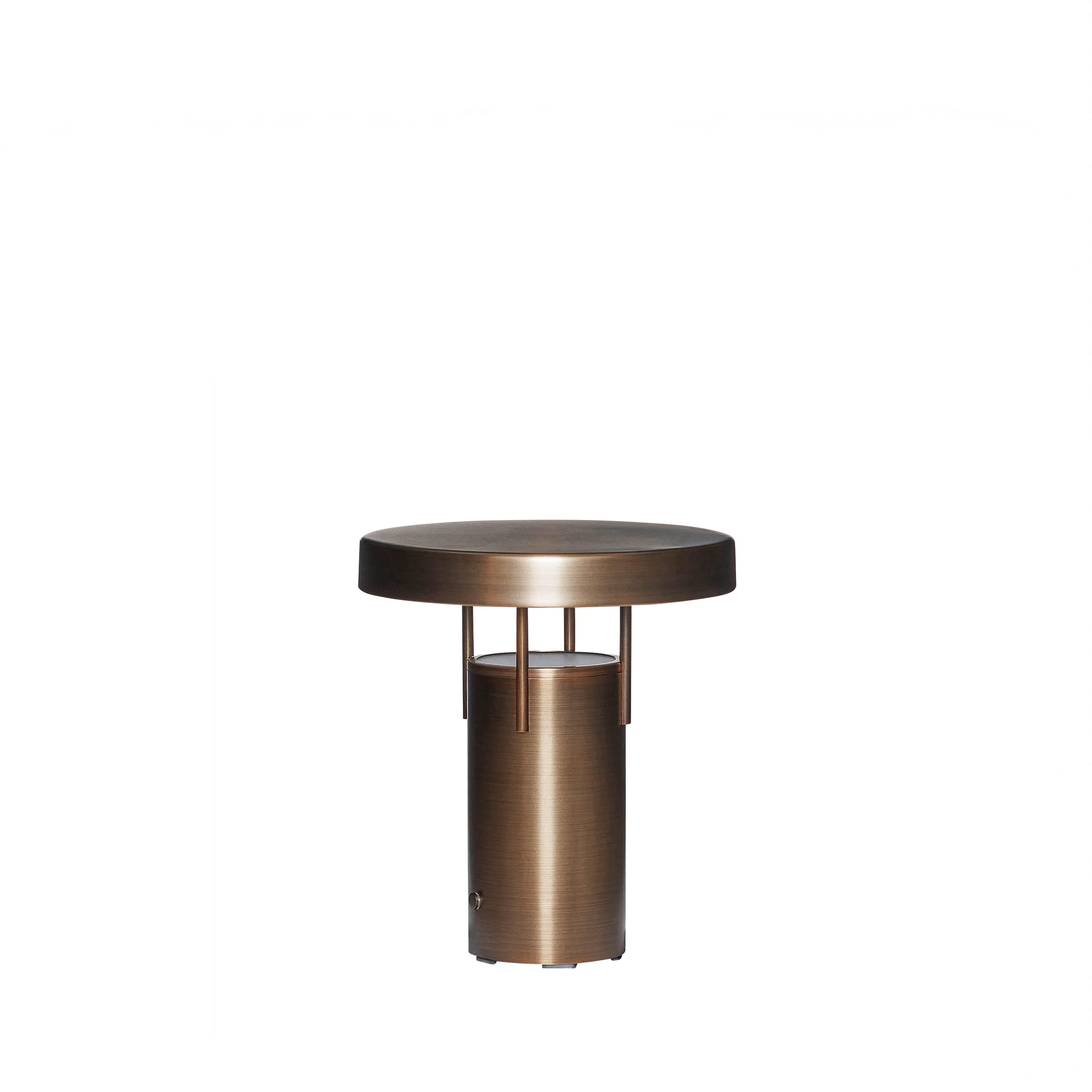 BringMe tragbare Lampe Mini brüniertes Messing - ø18xh20cm