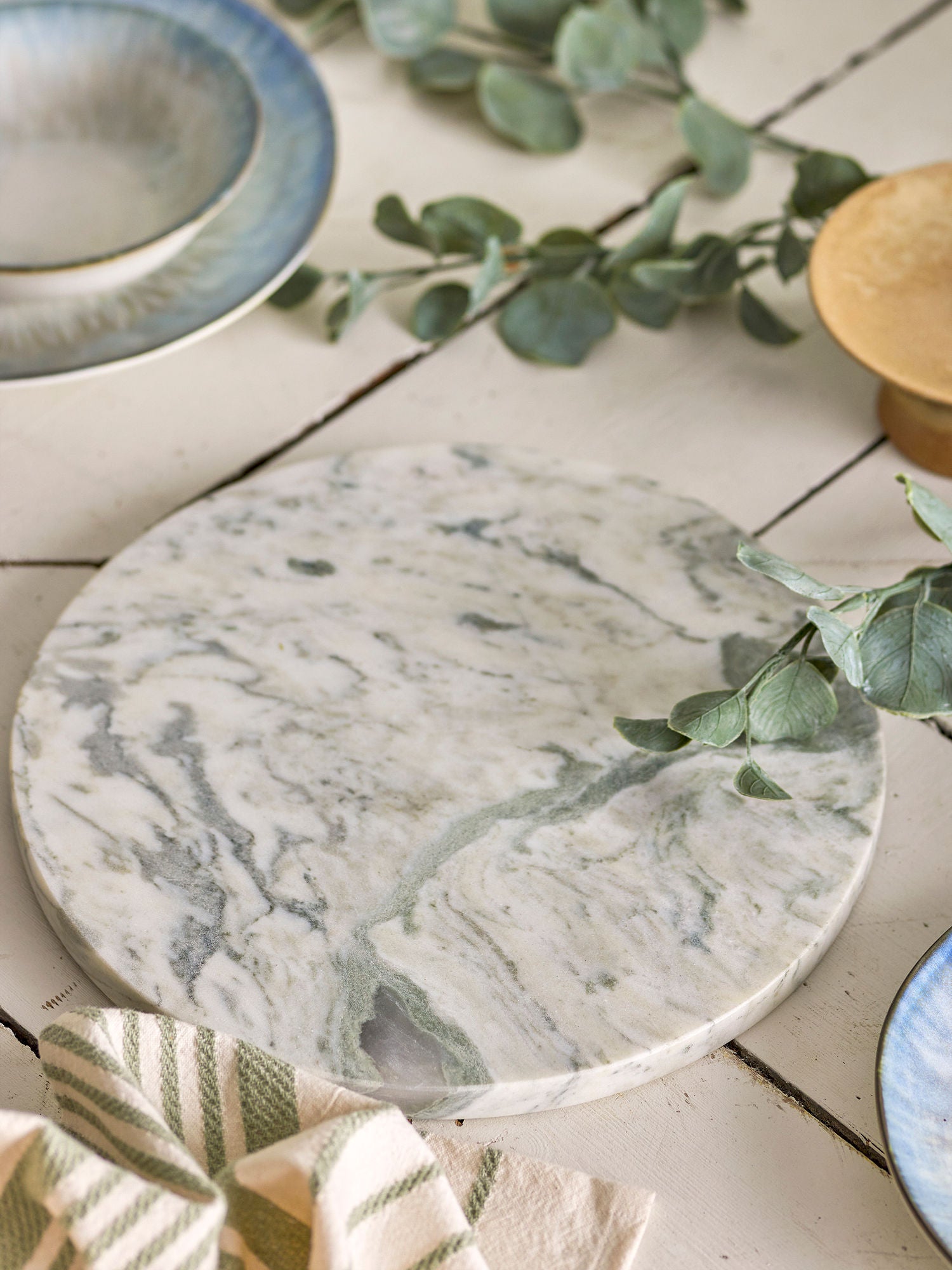 Bloomingville Camer Schneidebrett, Grün, Marmor