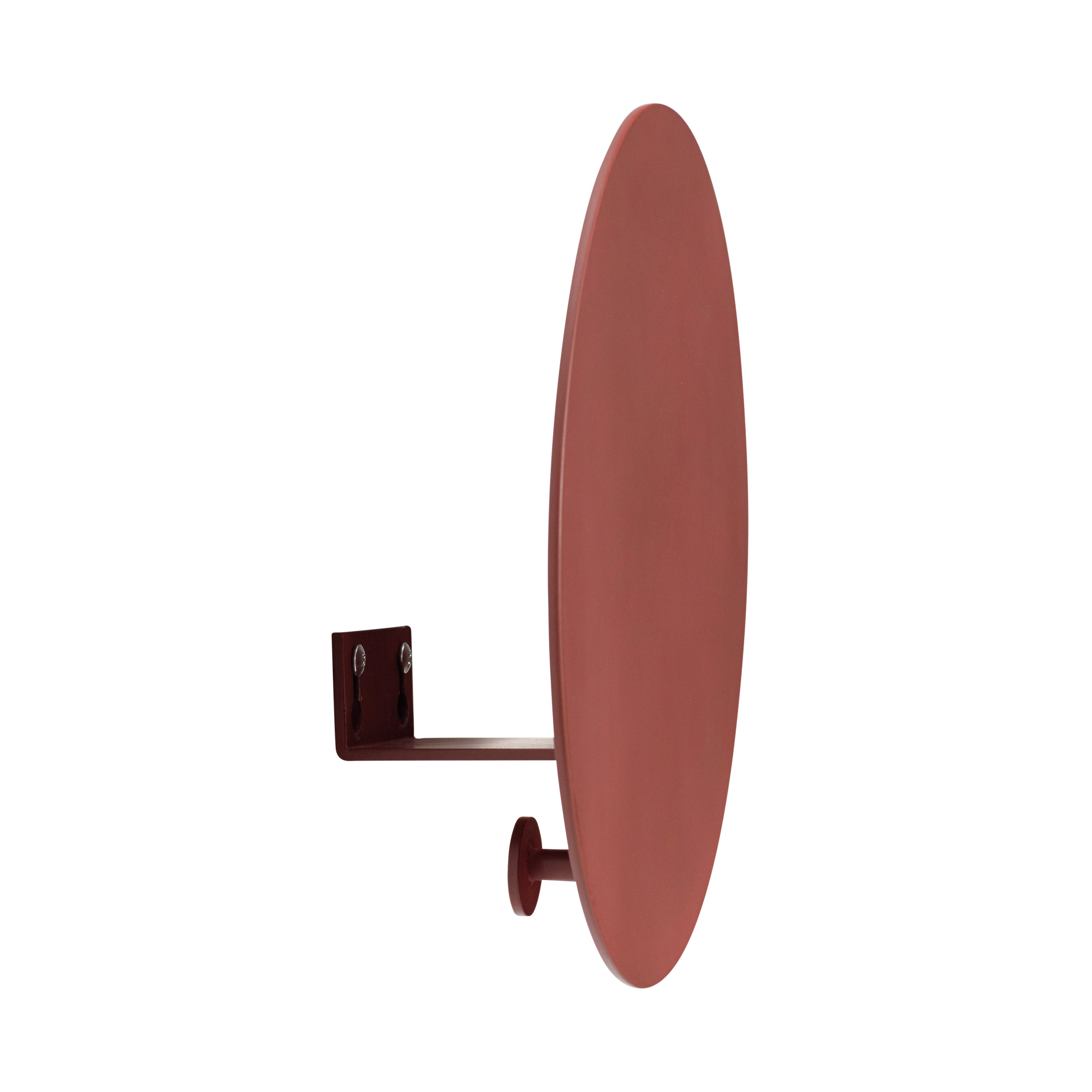 Doppelter Zeitschriftenhalter mit Haken Rot – ø22x8cm