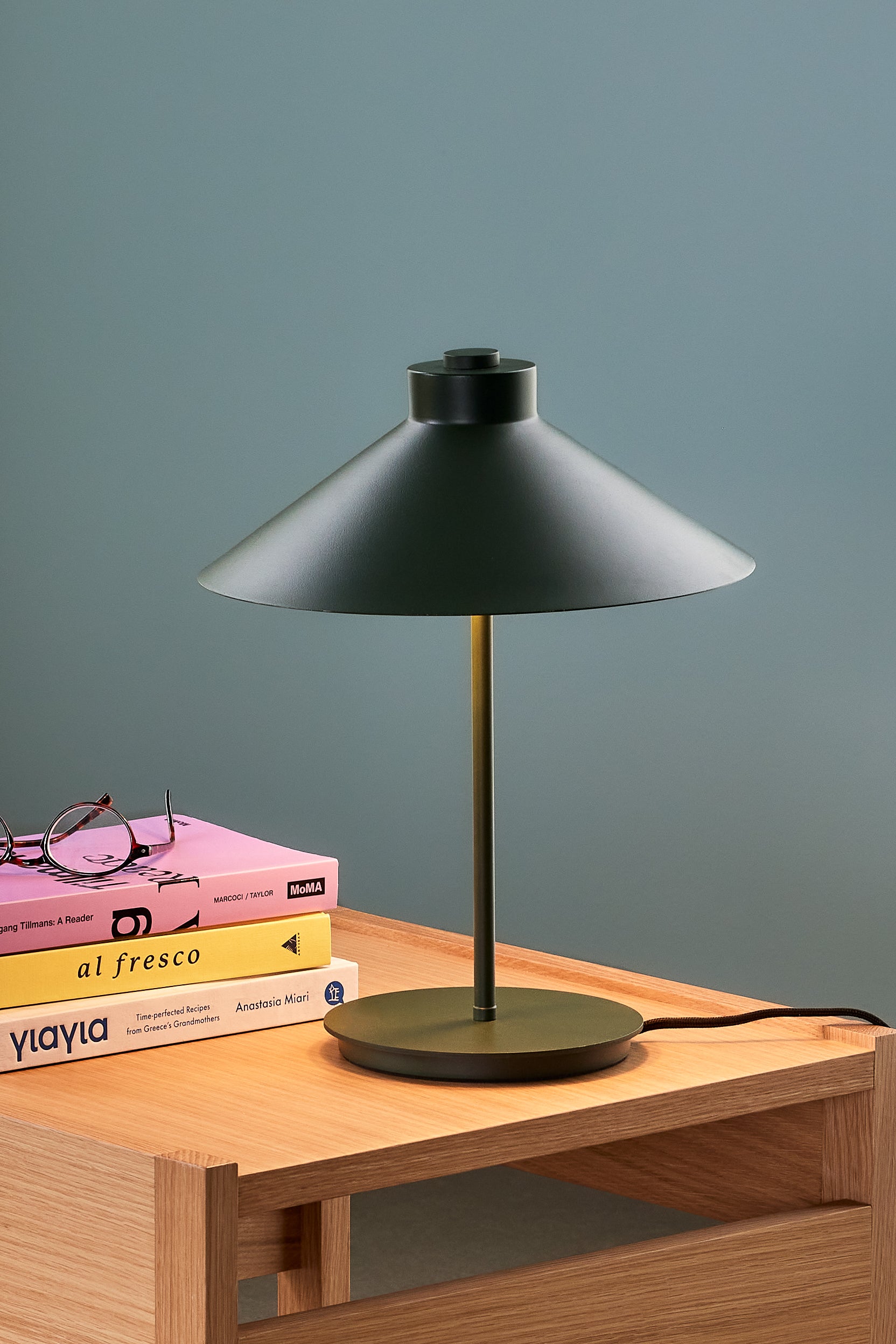 Form Table Lampe Grün - Ø30xh38cm, E14