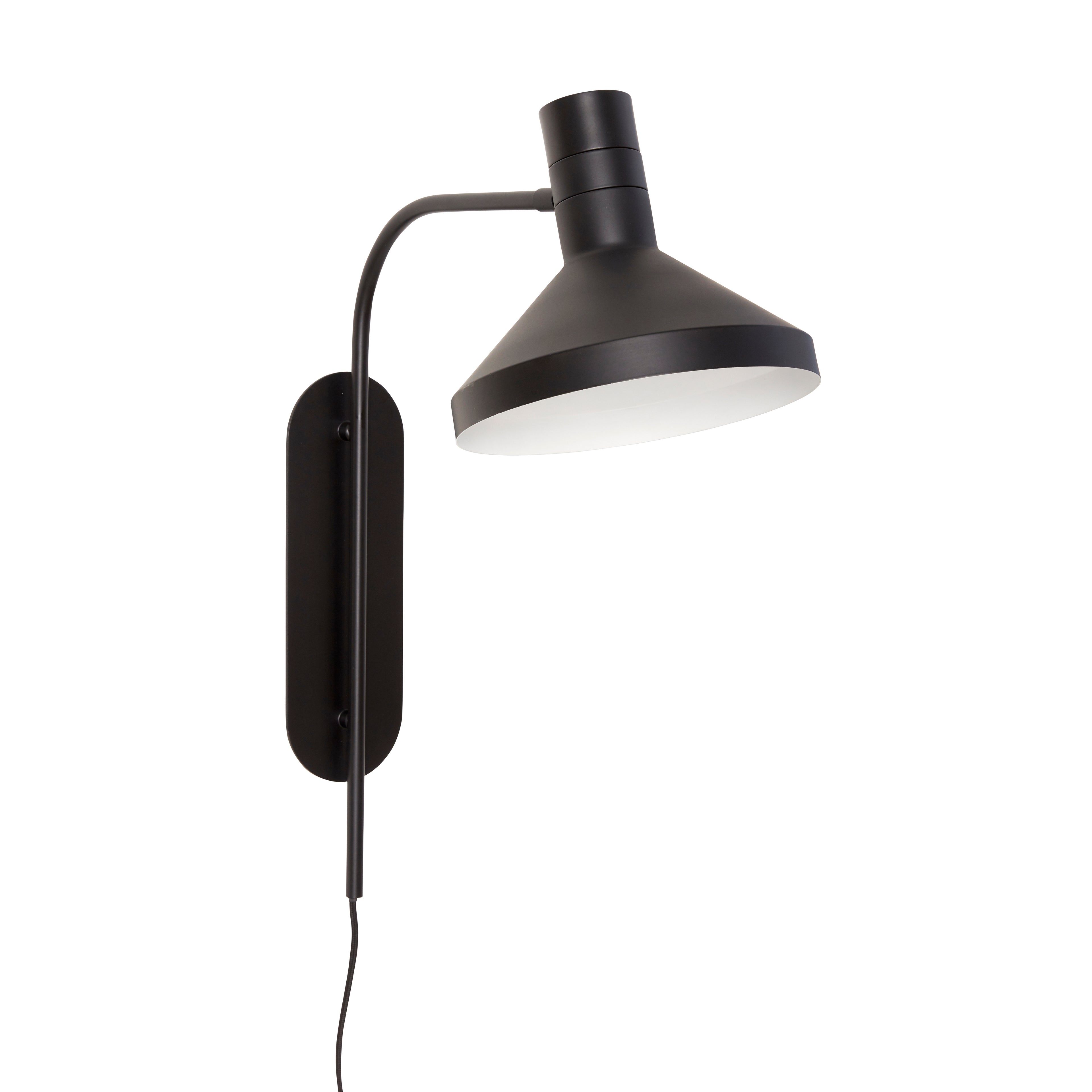 Studio Wandlampe Schwarz - 23x43xh56cm, E27