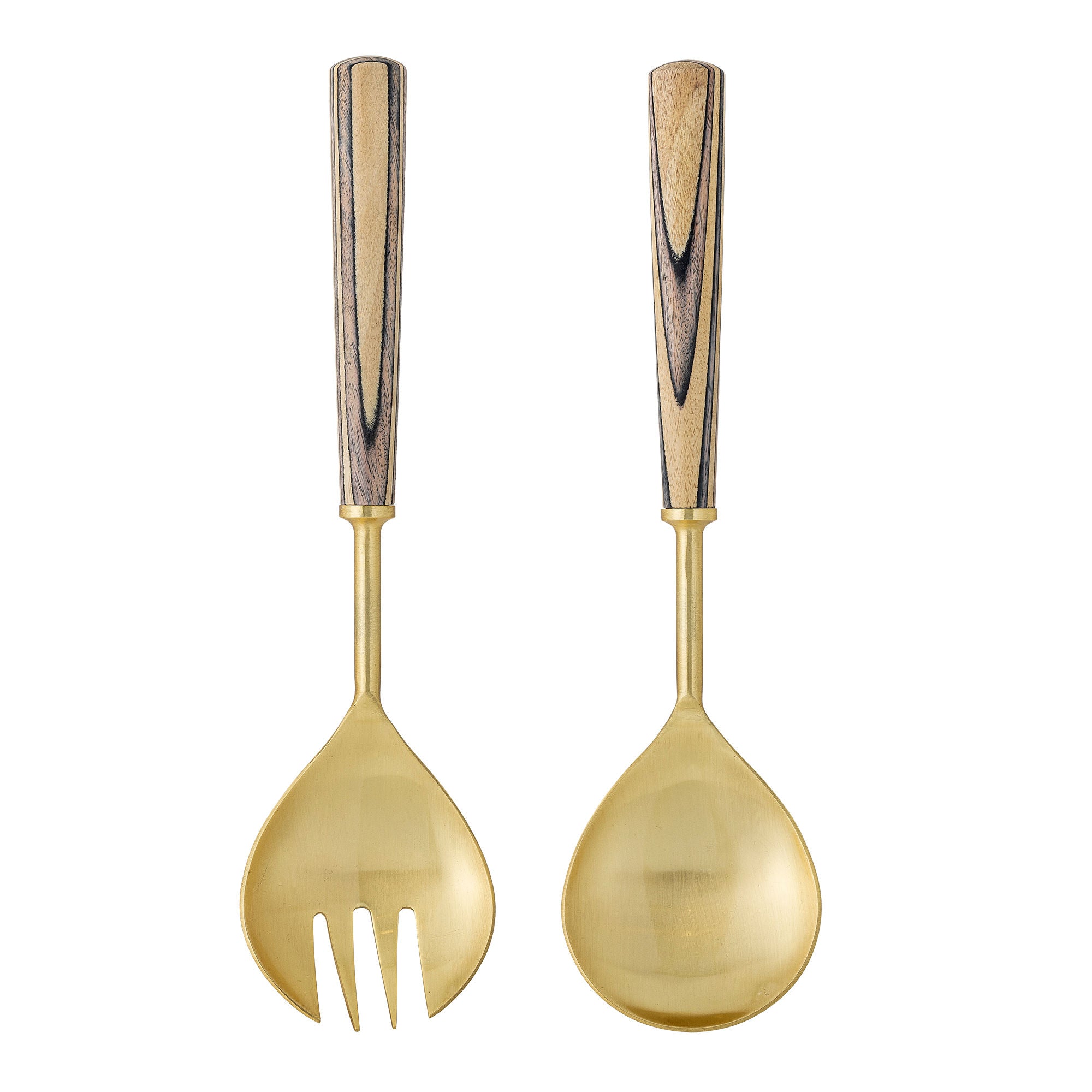Bloomingville Fumio Salat Set, Gold, Edelstahl