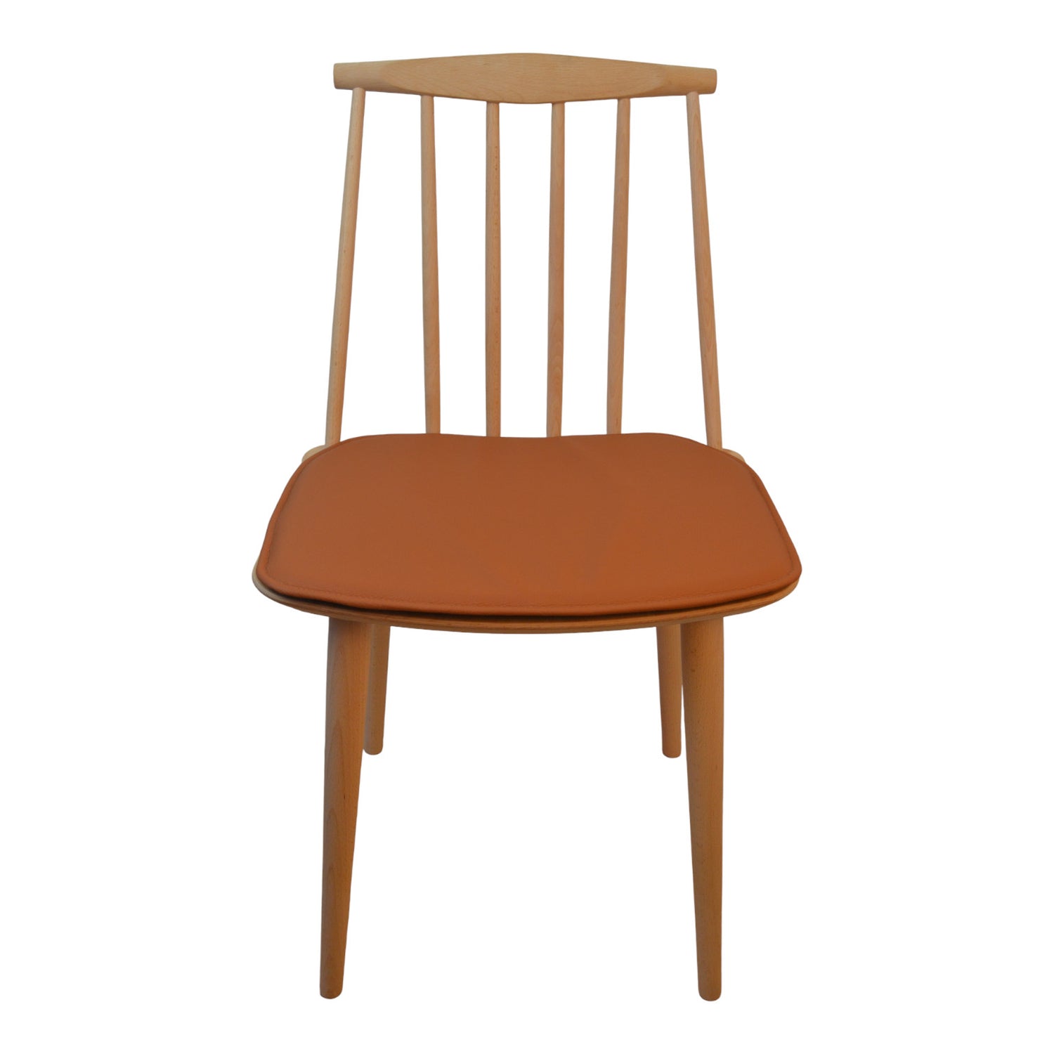 Luxus Cognac Lederkissen zu Hay J77 (FDB) Der Stuhl