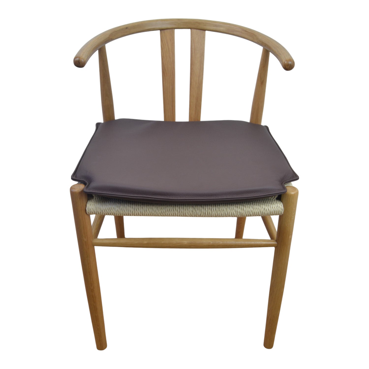 Kissen zu Jysk Guderup I - Dunkelbraunes Leder