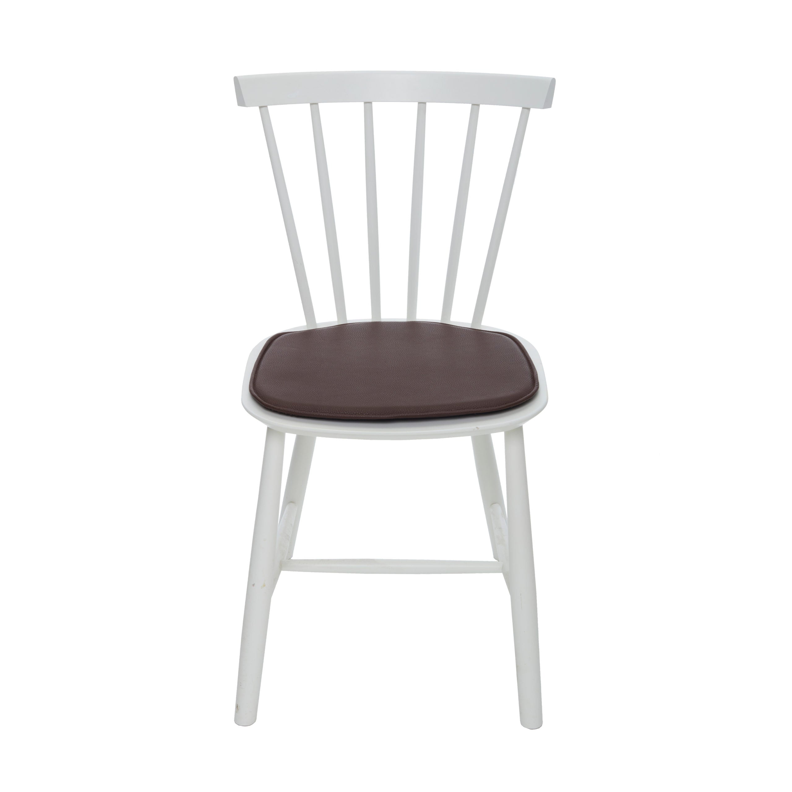 Grundlegendes dunkelbraunes Kissen an Poul M. Volher J46 Stuhl