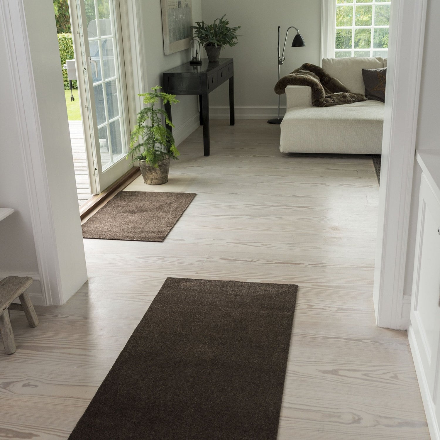 TÆPPE/MÅTTE 90 x 200 cm - UNI COLOR/BROWN - Tica Copenhagen - DesignGaragen.dk