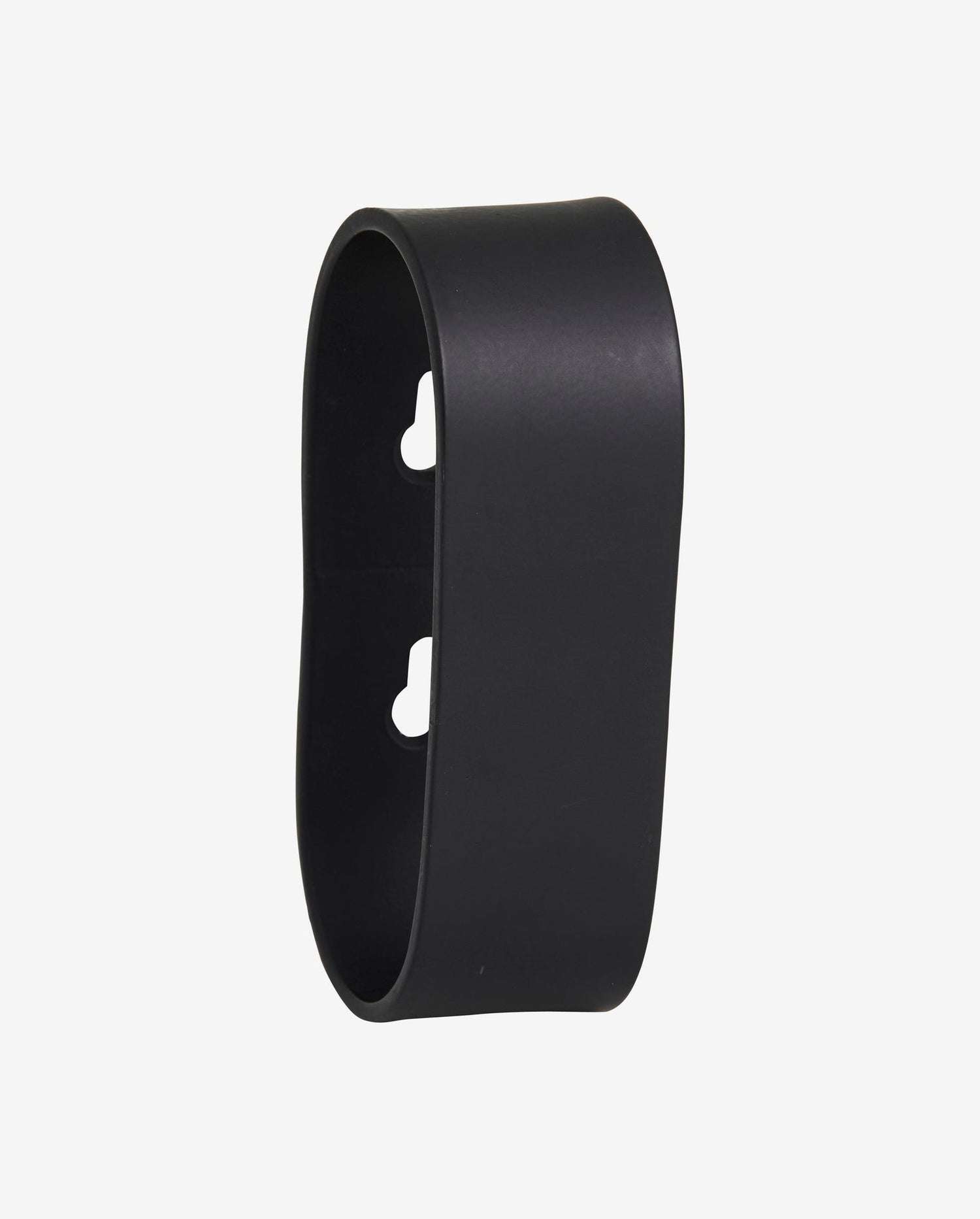 SOTRA -Handtuchhalter in Edelstahl - H10,5 cm - Schwarz