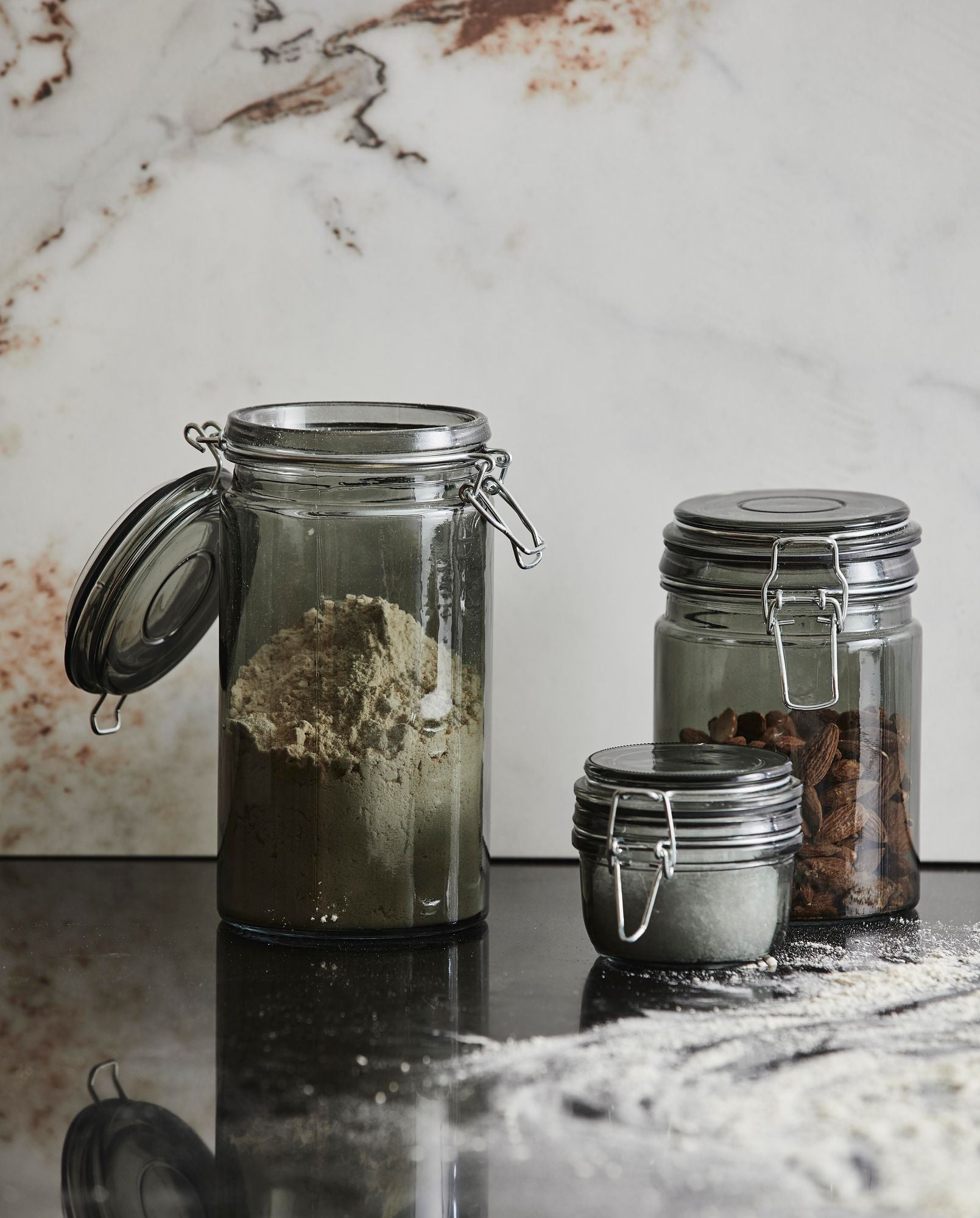 Birnenlagerglas mit Patentdeckel - 700 ml