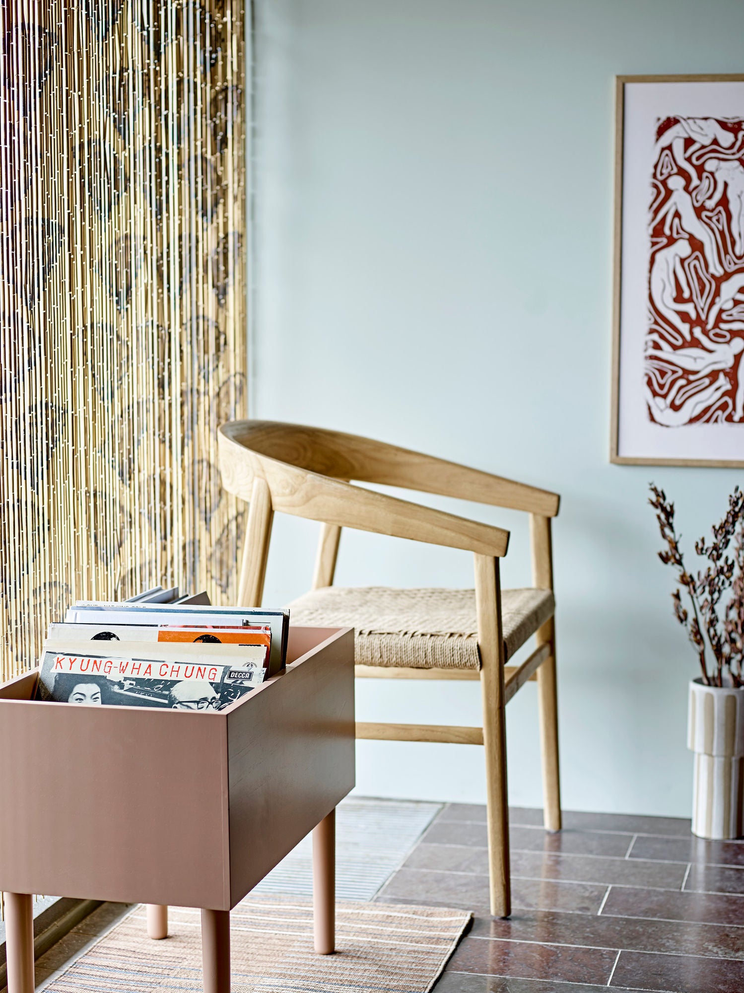 Bloomingville Boon Decke, Brown, Baumwolle