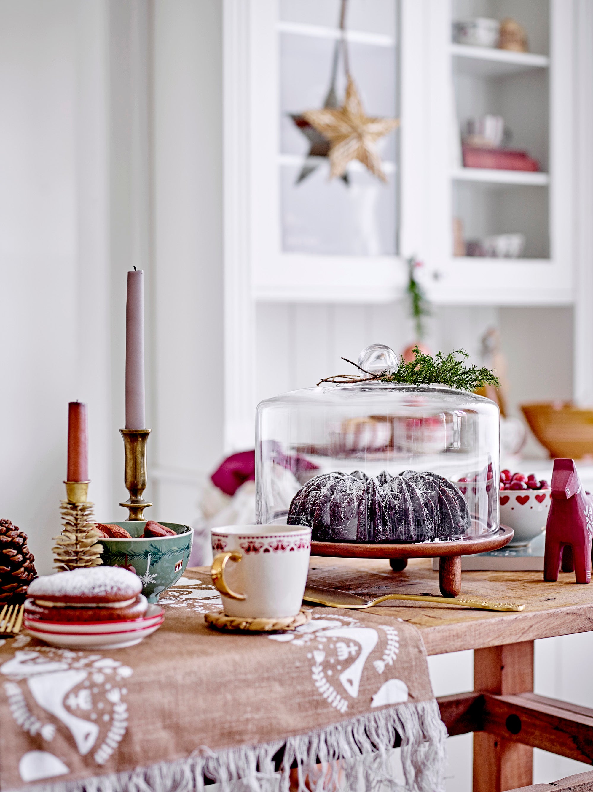 Yule Bowl, Grün, Steinzeug