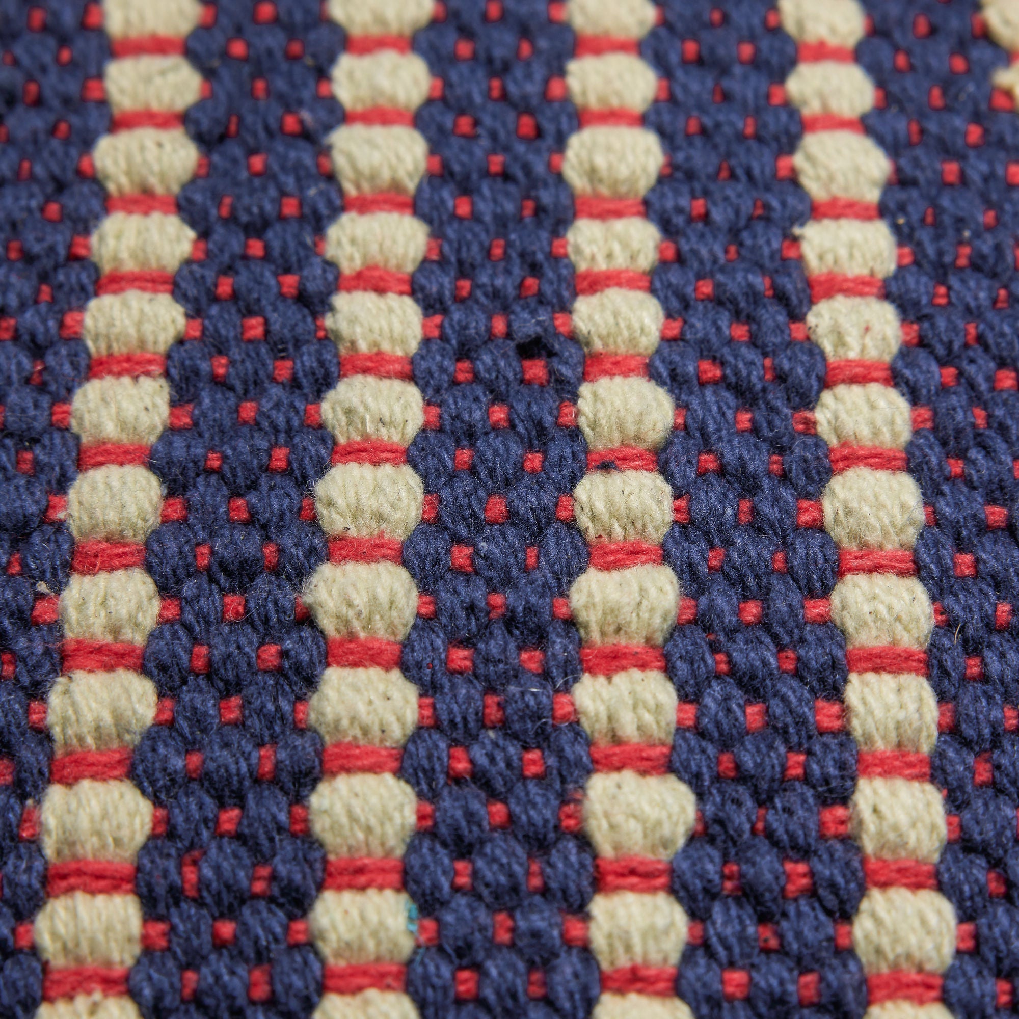 Hübsch Mochi PUF Blue/Multicolor