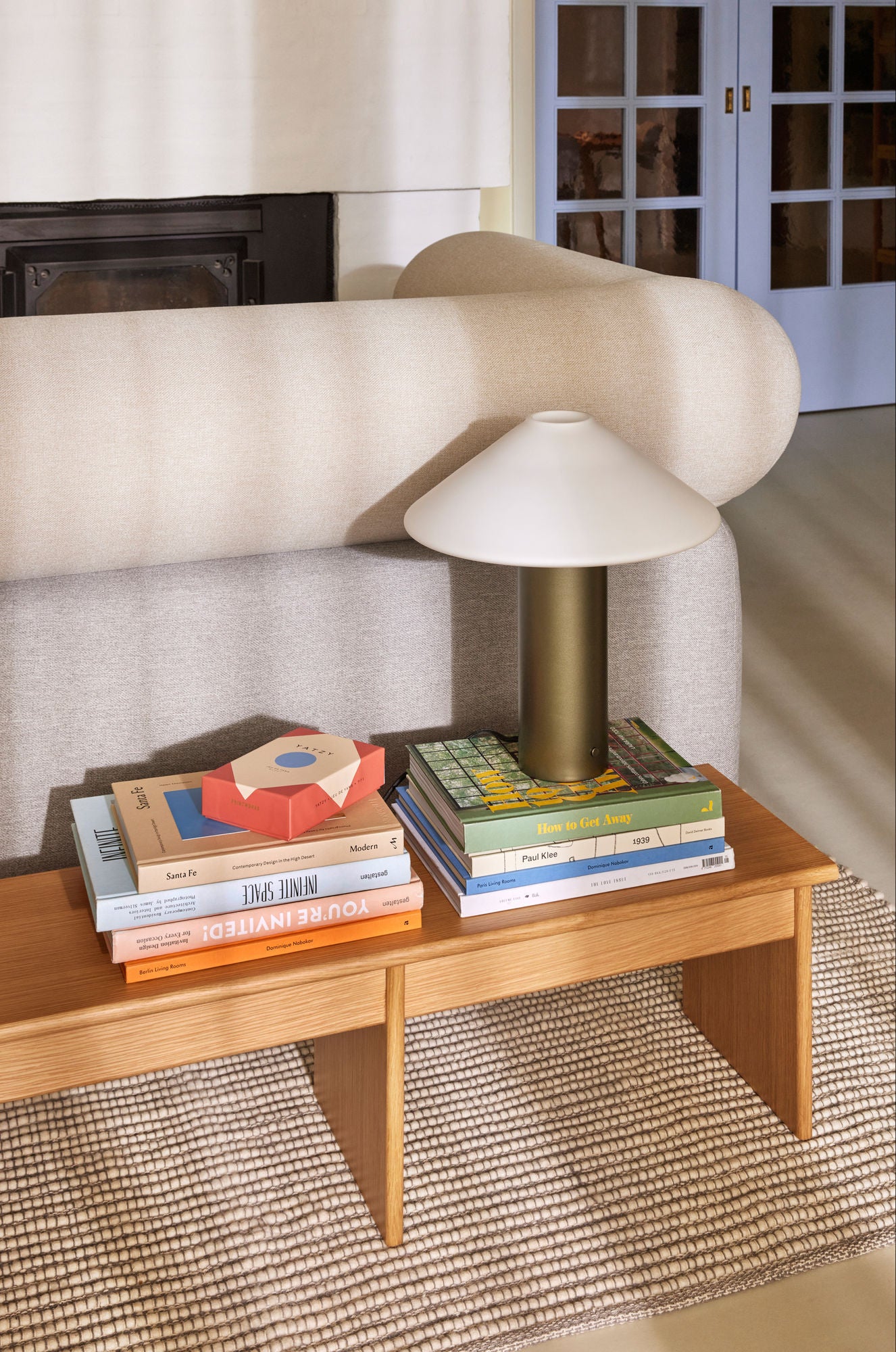 Hübsch Doppio Regal/Pflanzenstand Natur