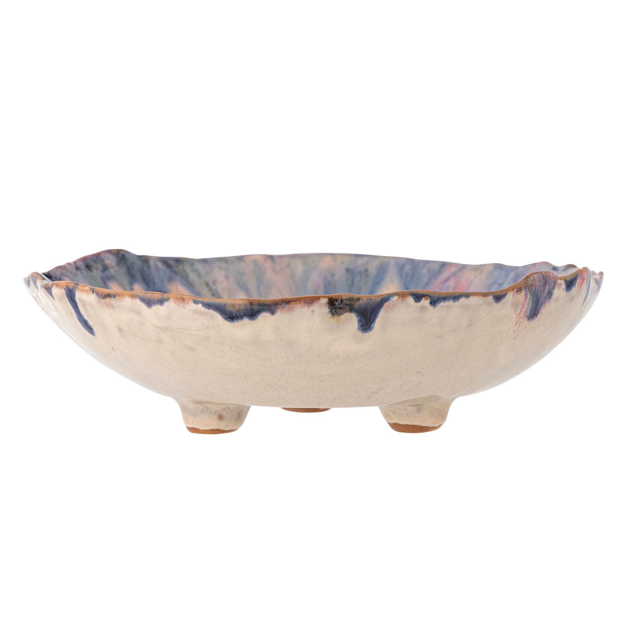 Bloomingville Amalia Bowl, Blau, Steinzeug