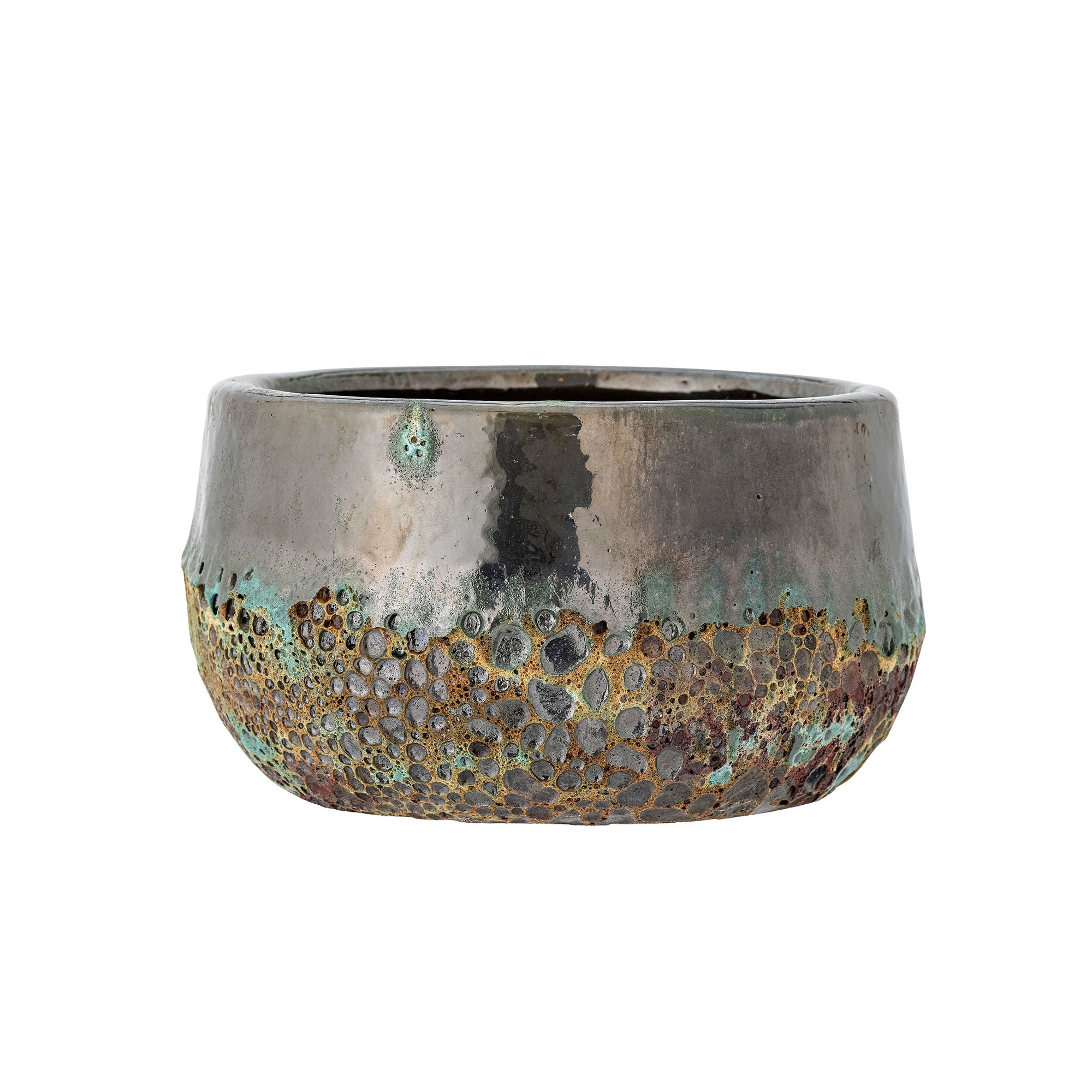 Bloomingville Nira Kräutertopf Häute, Grün, Terrakotta