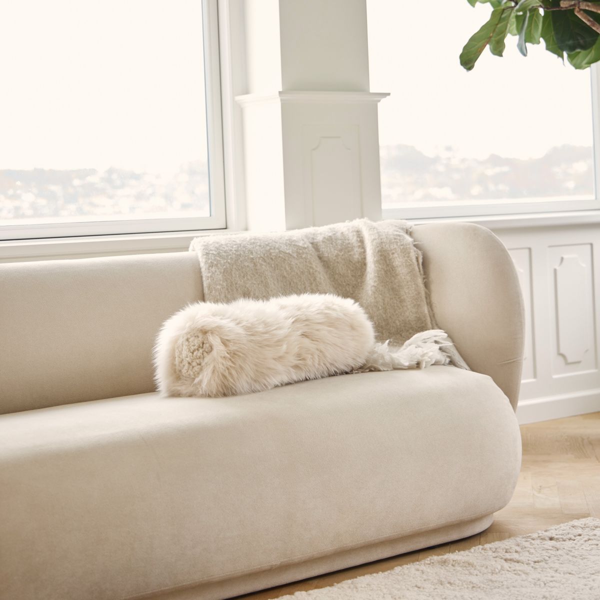 Nackenkissen | Langhaarig, kurzhaarig | Neuseeland | Ø20xL52 cm