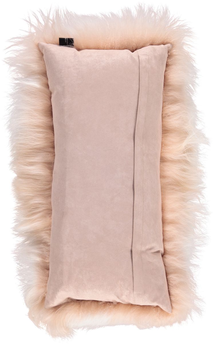 Lammfellkissen | Langhaarig | Tibet | Kaschmir | 28x56cm