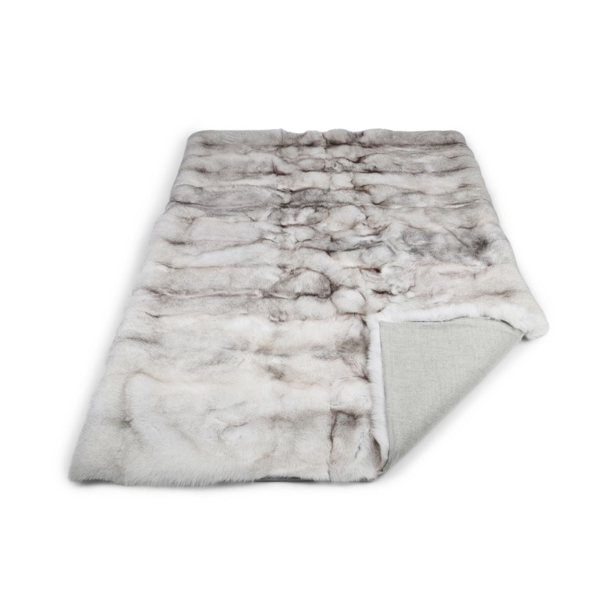 Premium Teppich aus Fuchs | Rückseite aus Kaschmir | Blauer Fuchs | 230x320cm