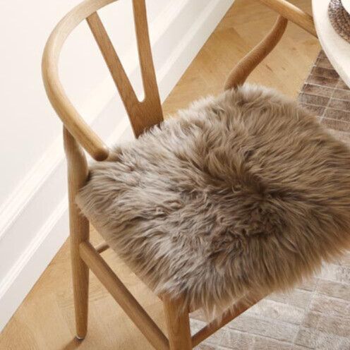 Sitzkissen mit Füllung | Langhaarig | Neuseeland | 37x37 cm