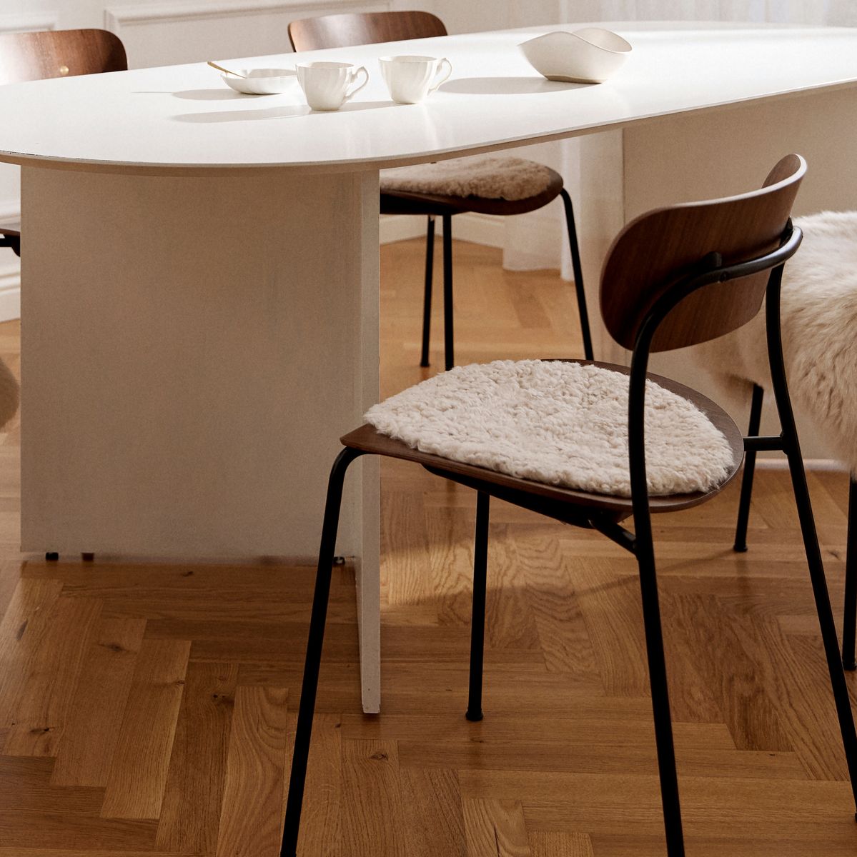 Sitzkissen | Kurzhaarig | Neuseeland | Ø34 cm