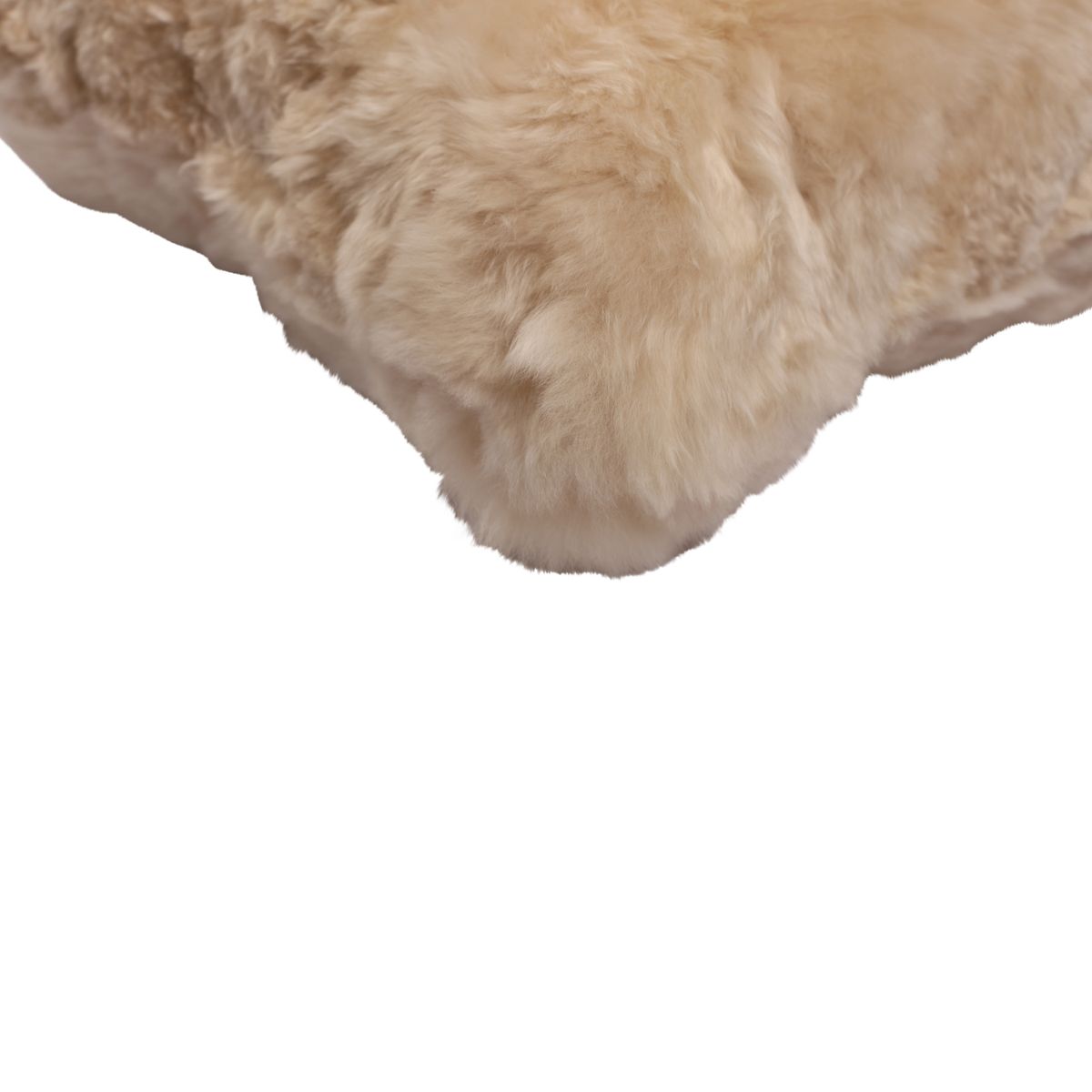 Kissen aus Alpakawolle | Kurzhaarig | Doppelseitig