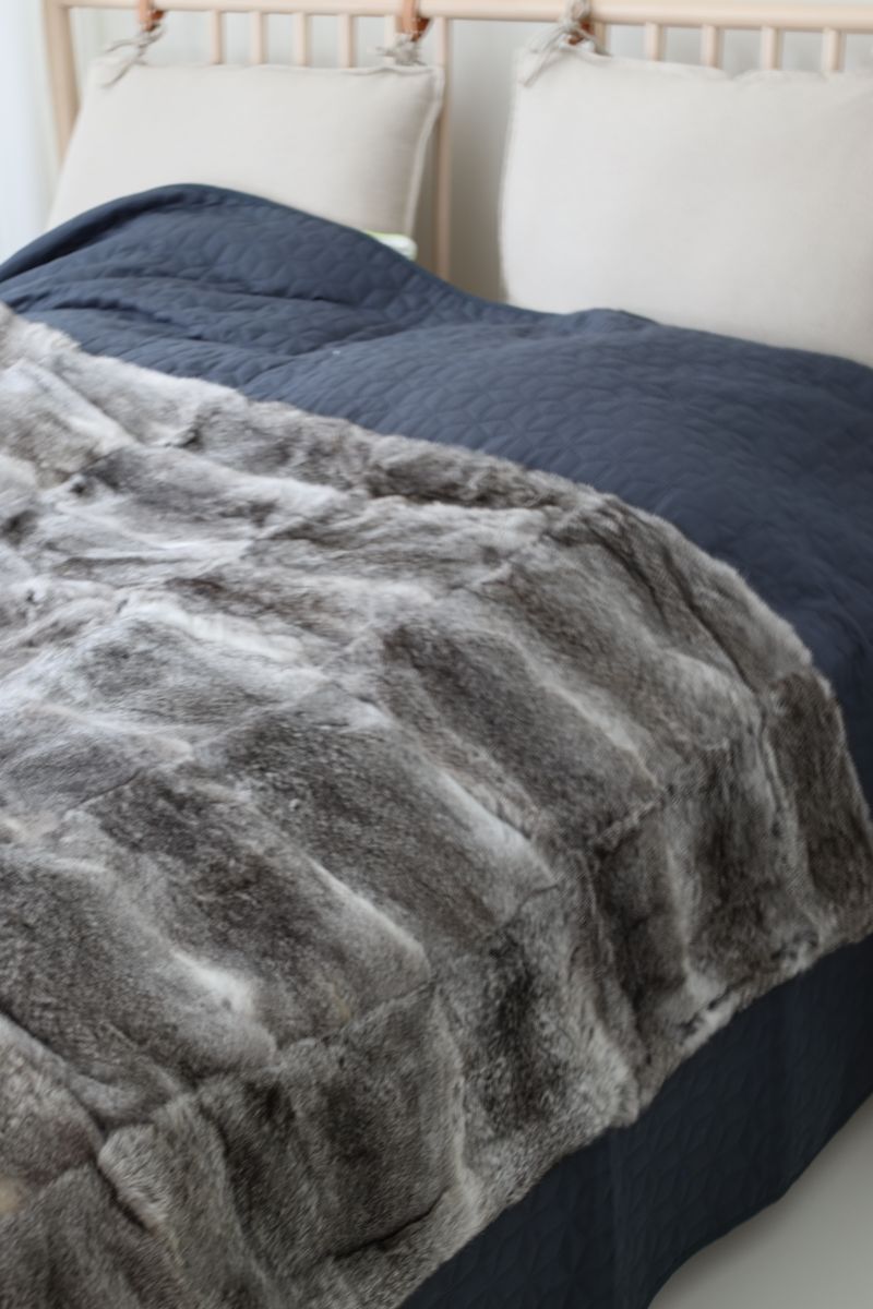 Pelzdecke | Kaninchen | 120x180 cm